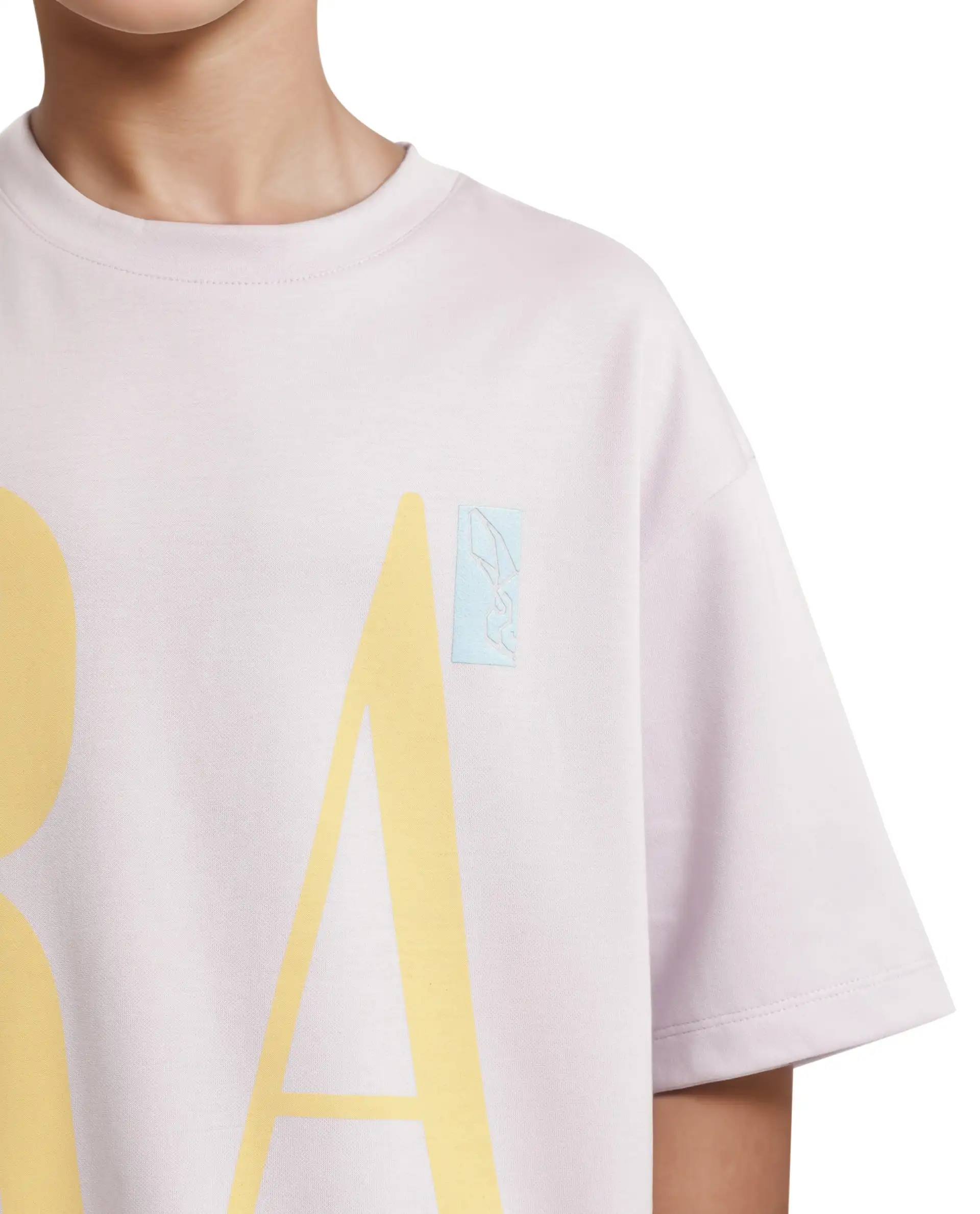 Rare Ones Kids Kin Purple Cotton Half Sleeves Crew Neck Oversized Fit Graphic Print T-Shirt - Image 6