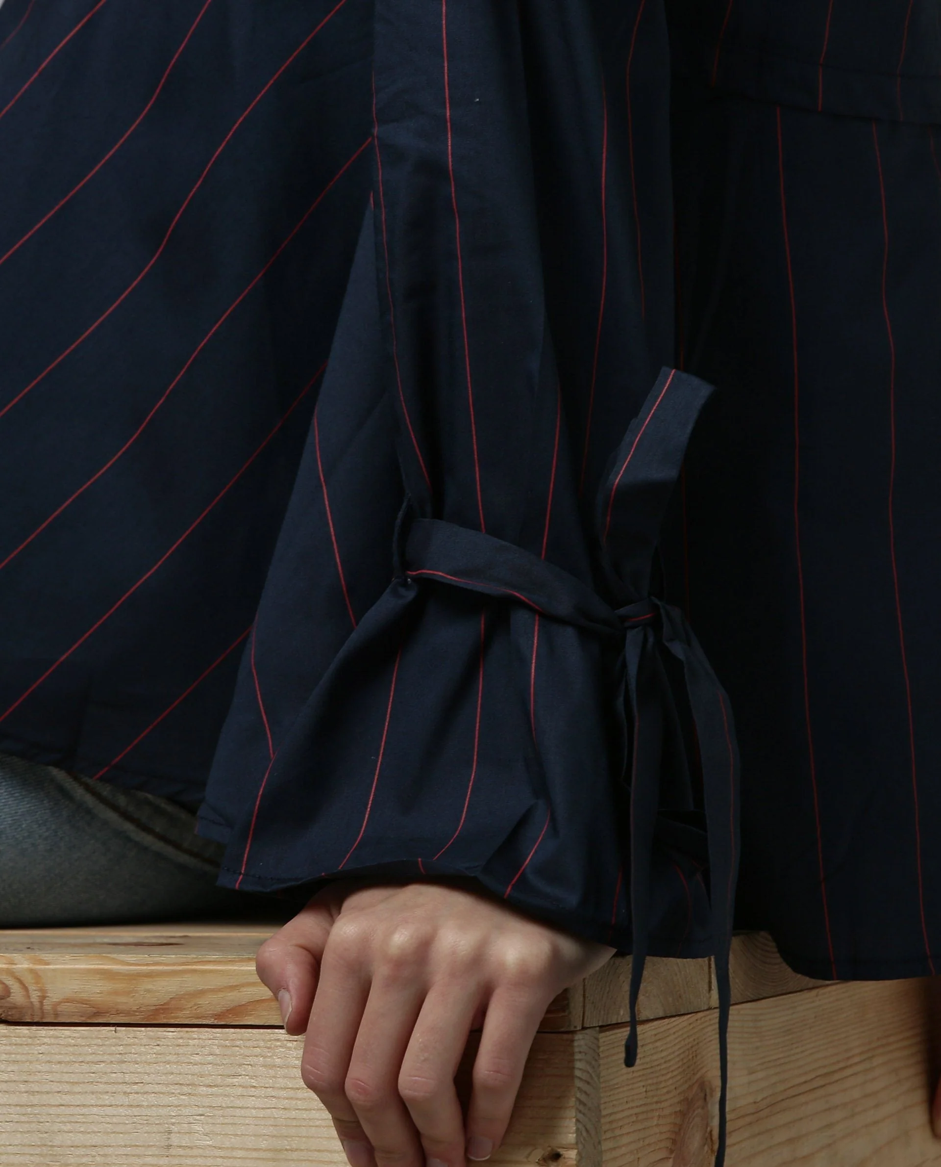 Rareism Women Kira Navy Top Full Sleeves - Image 5
