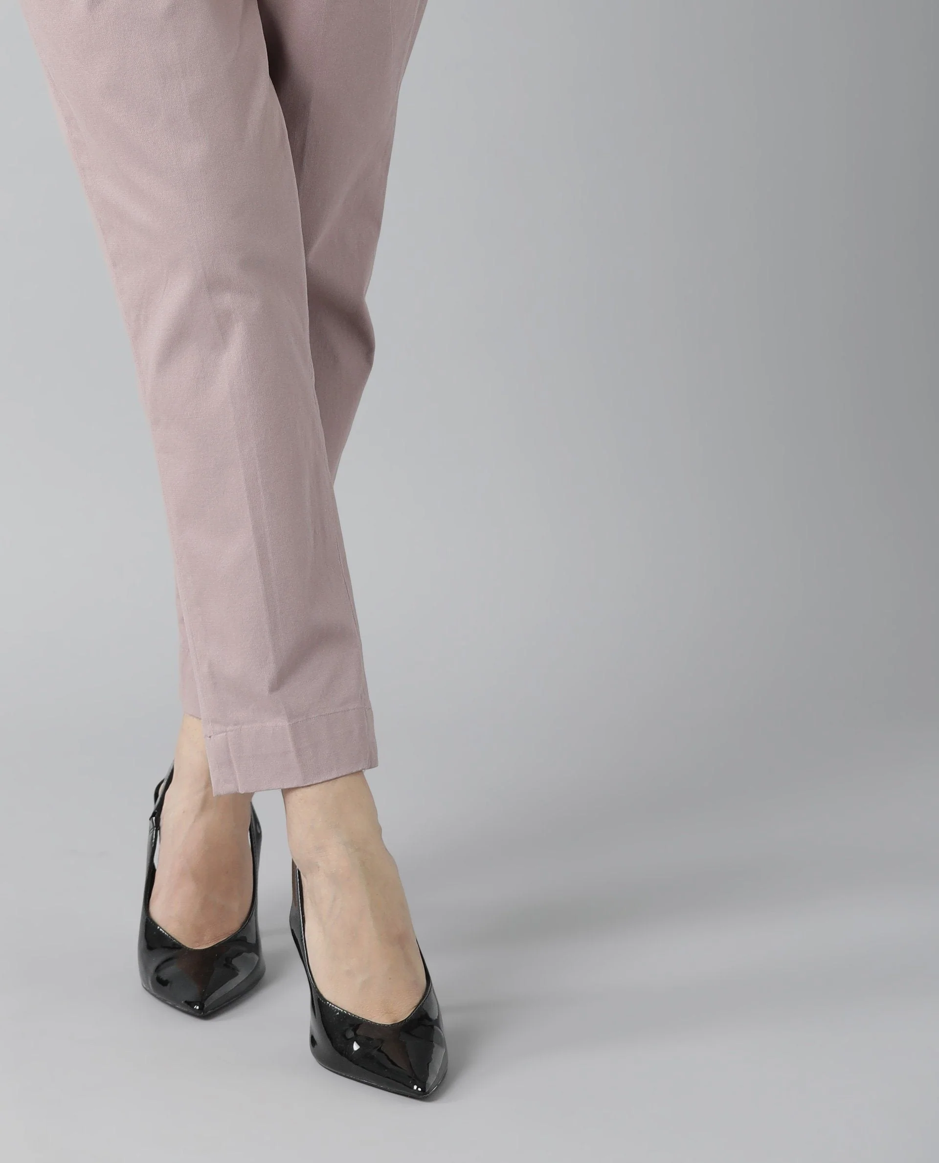 Rareism Womens Klaus Pink Trouser High Waist Ankle Length - Image 8
