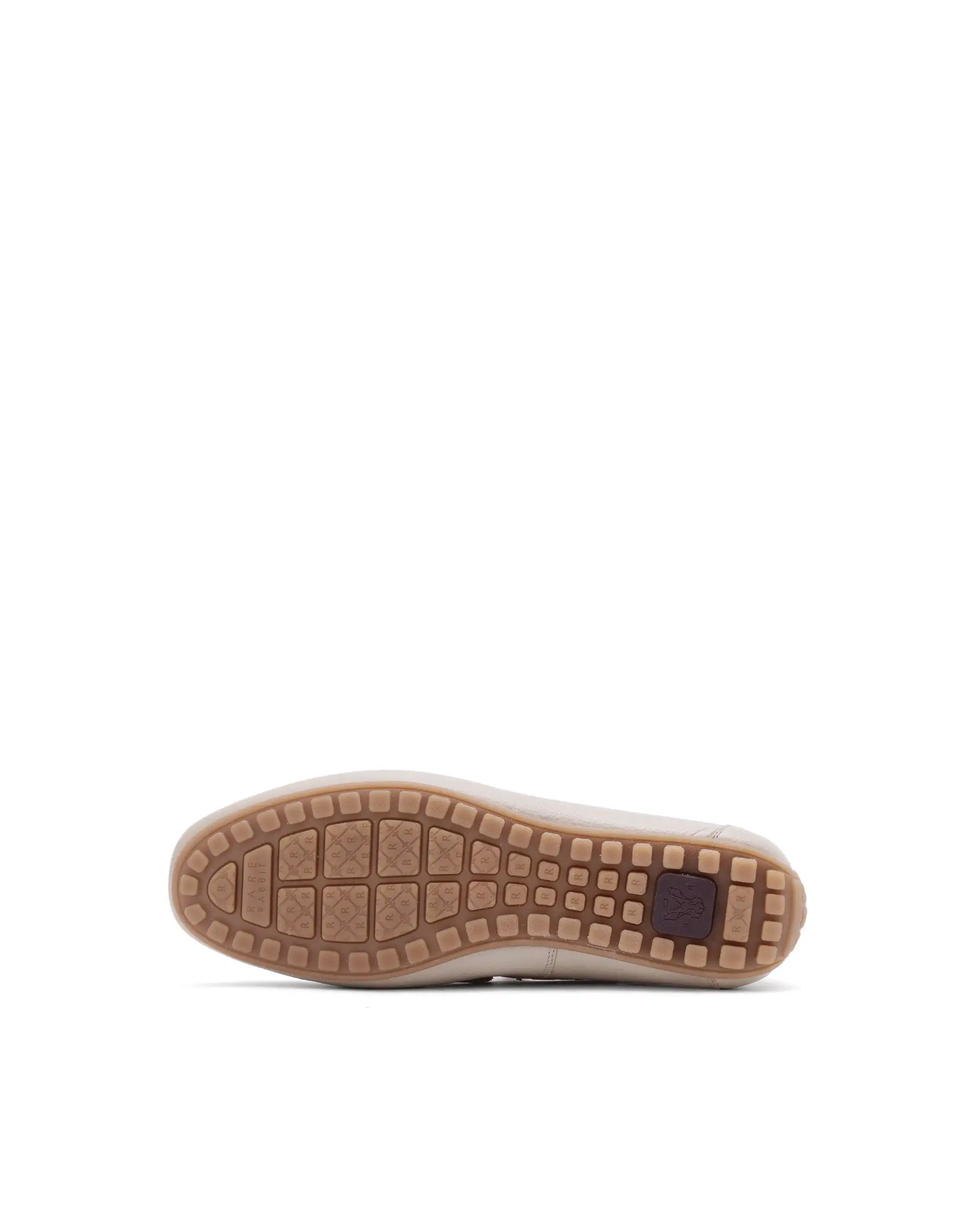 Rare Rabbit Men's Knott Beige Slip-On Genuine Milled Leather Driving Mocassin - Image 7