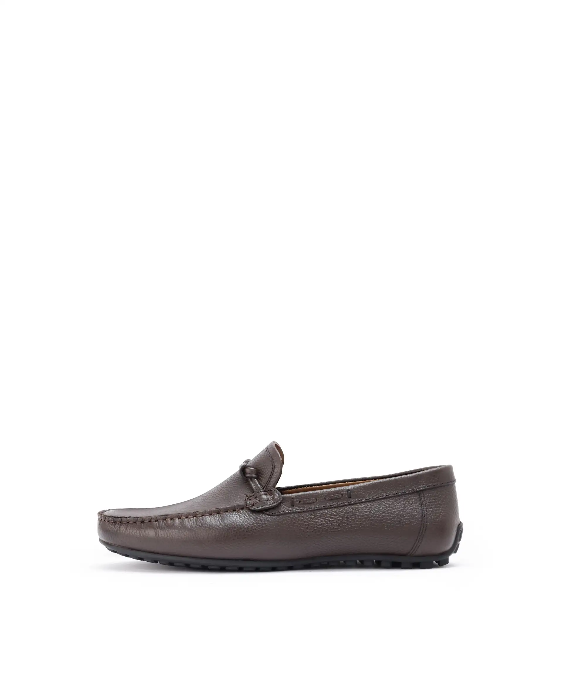 Rare Rabbit Men's Knott Brown Slip-On Genuine Milled Leather Driving Mocassin - Image 8