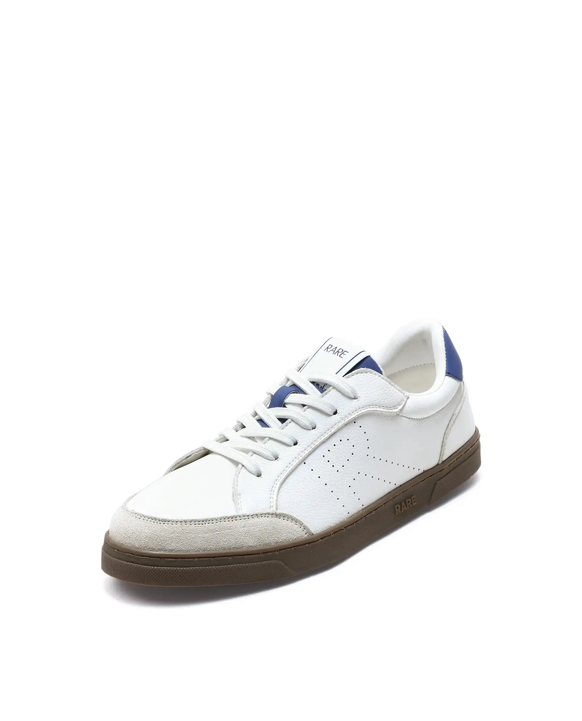 Rare Rabbit Men's Knox Blue Micro Fiber Causal Sneaker - Image 7
