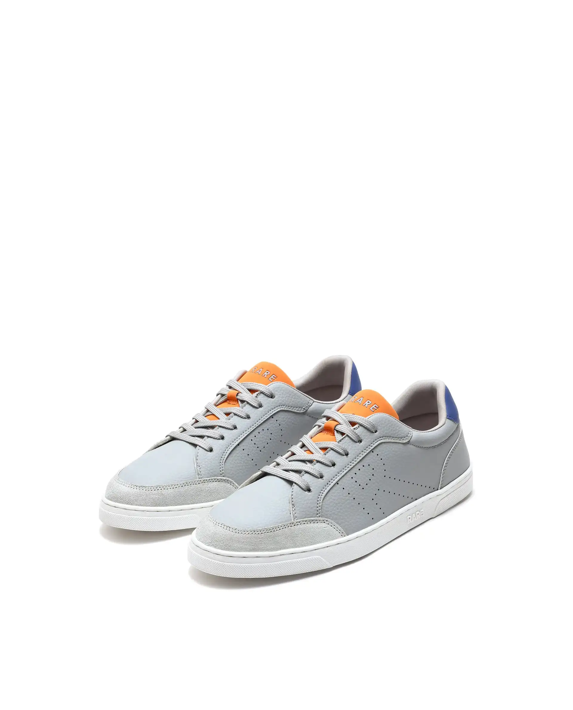 Rare Rabbit Men's Knox Grey Micro Fiber Causal Sneaker - Image 3