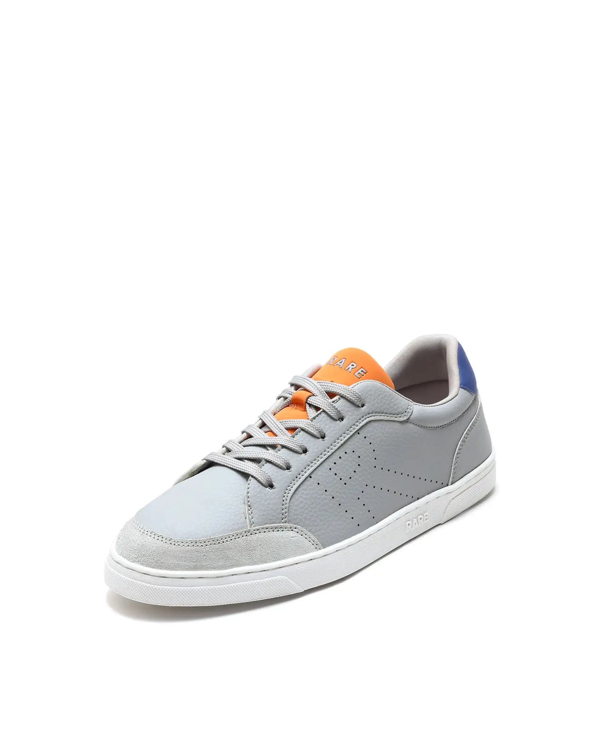 Rare Rabbit Men's Knox Grey Micro Fiber Causal Sneaker - Image 5