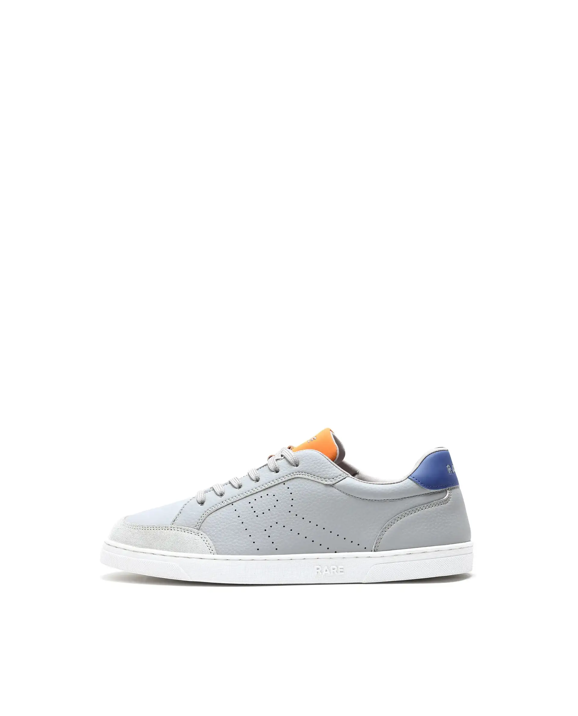Rare Rabbit Men's Knox Grey Micro Fiber Causal Sneaker - Image 8