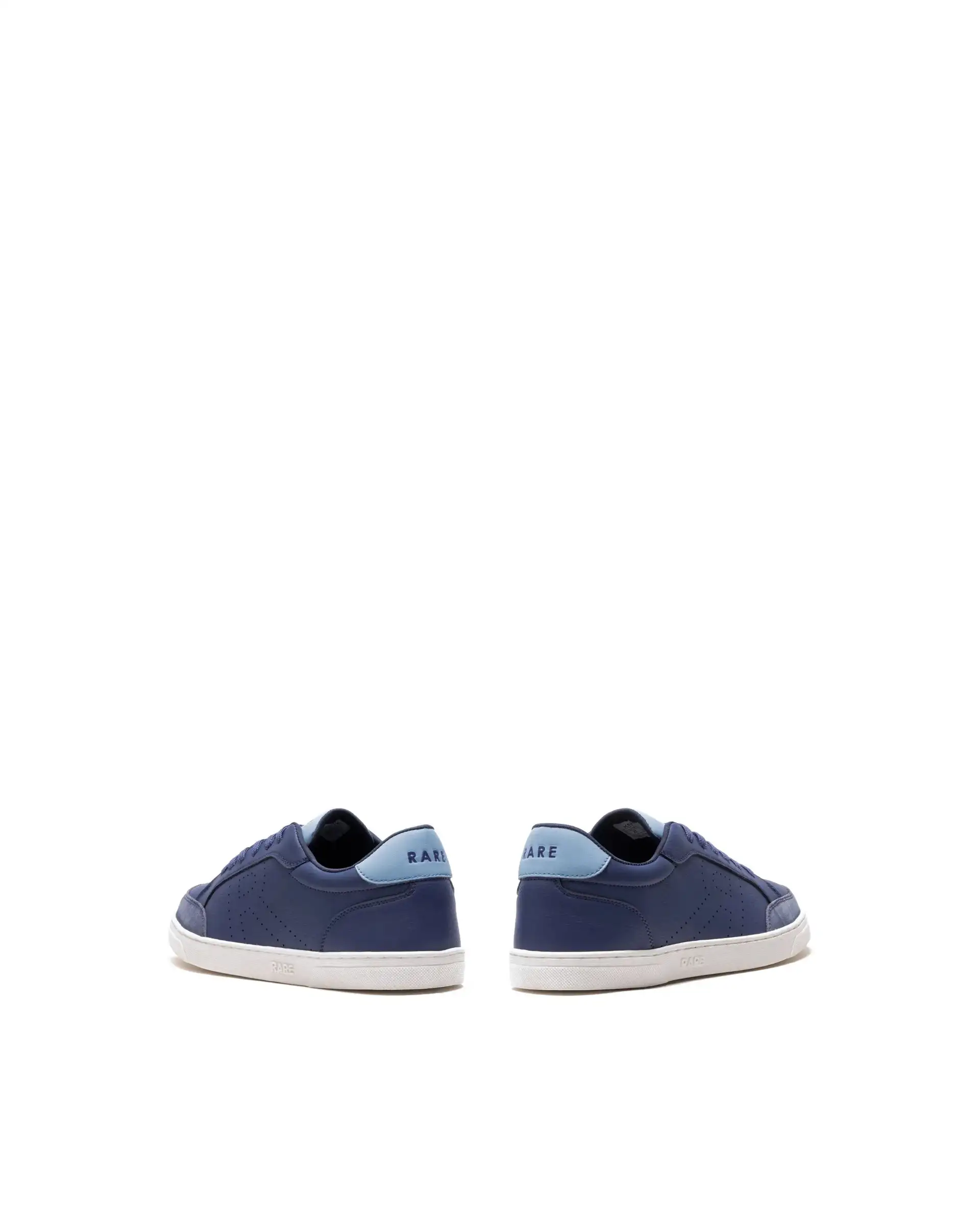 Rare Rabbit Men's Knox Navy Micro Fiber Causal Sneaker - Image 8