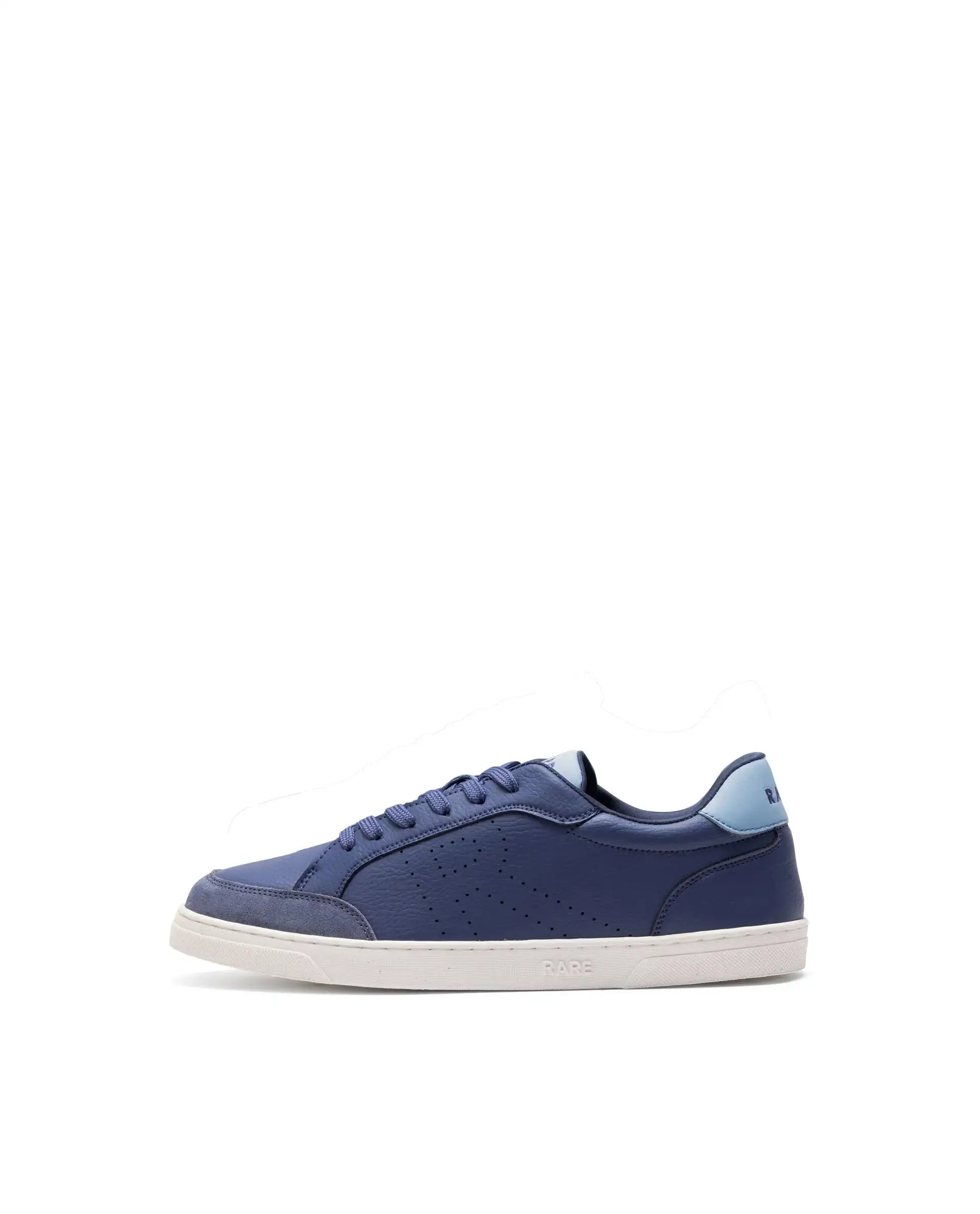Rare Rabbit Men's Knox Navy Micro Fiber Causal Sneaker - Image 9