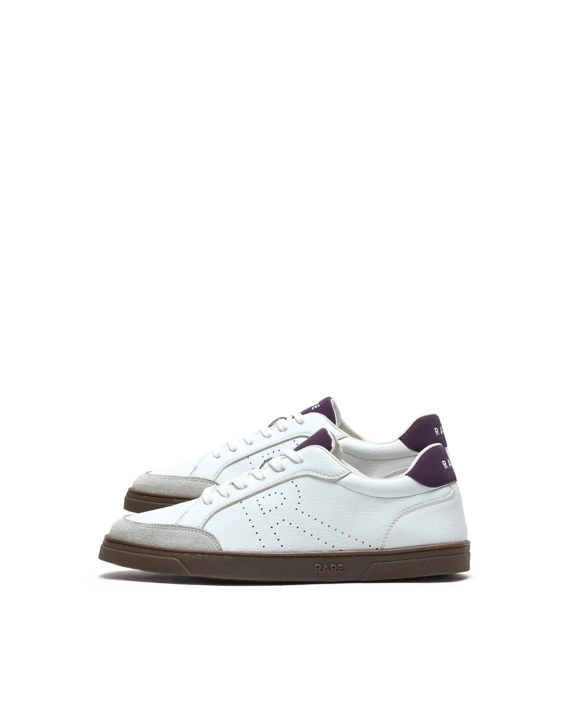 Rare Rabbit Men's Knox Purple Micro Fiber Causal Sneaker - Image 3