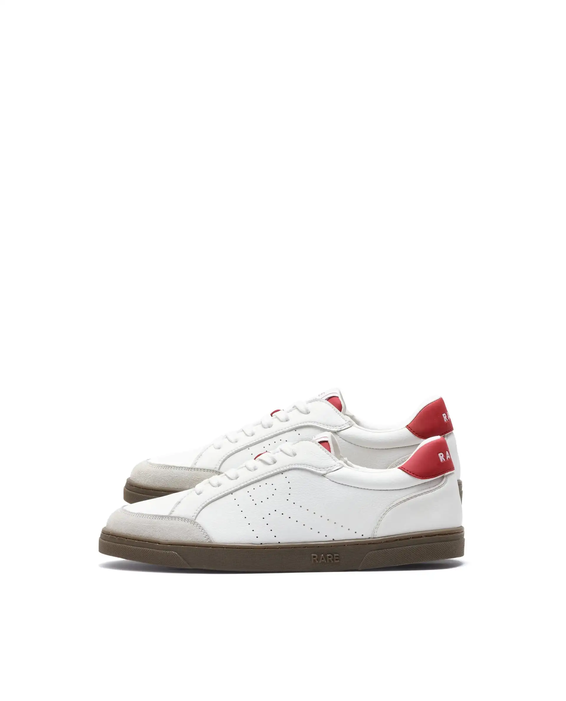 Rare Rabbit Men's Knox Red Micro Fiber Causal Sneaker - Image 4