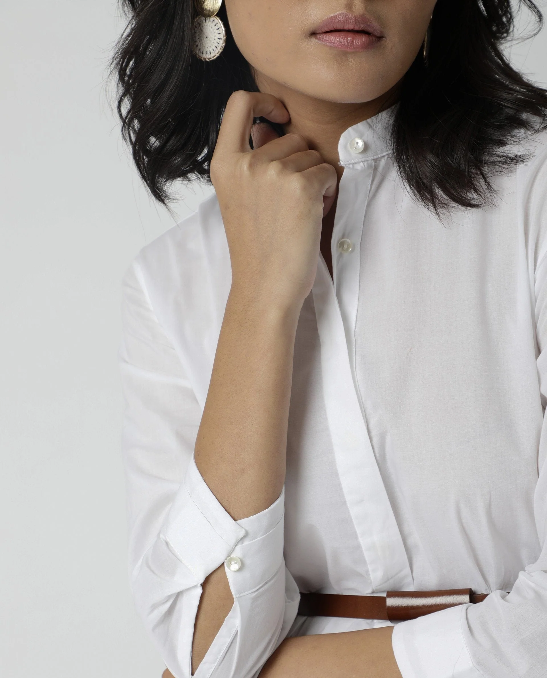 Rareism Women's Krepe White Dress - Image 3
