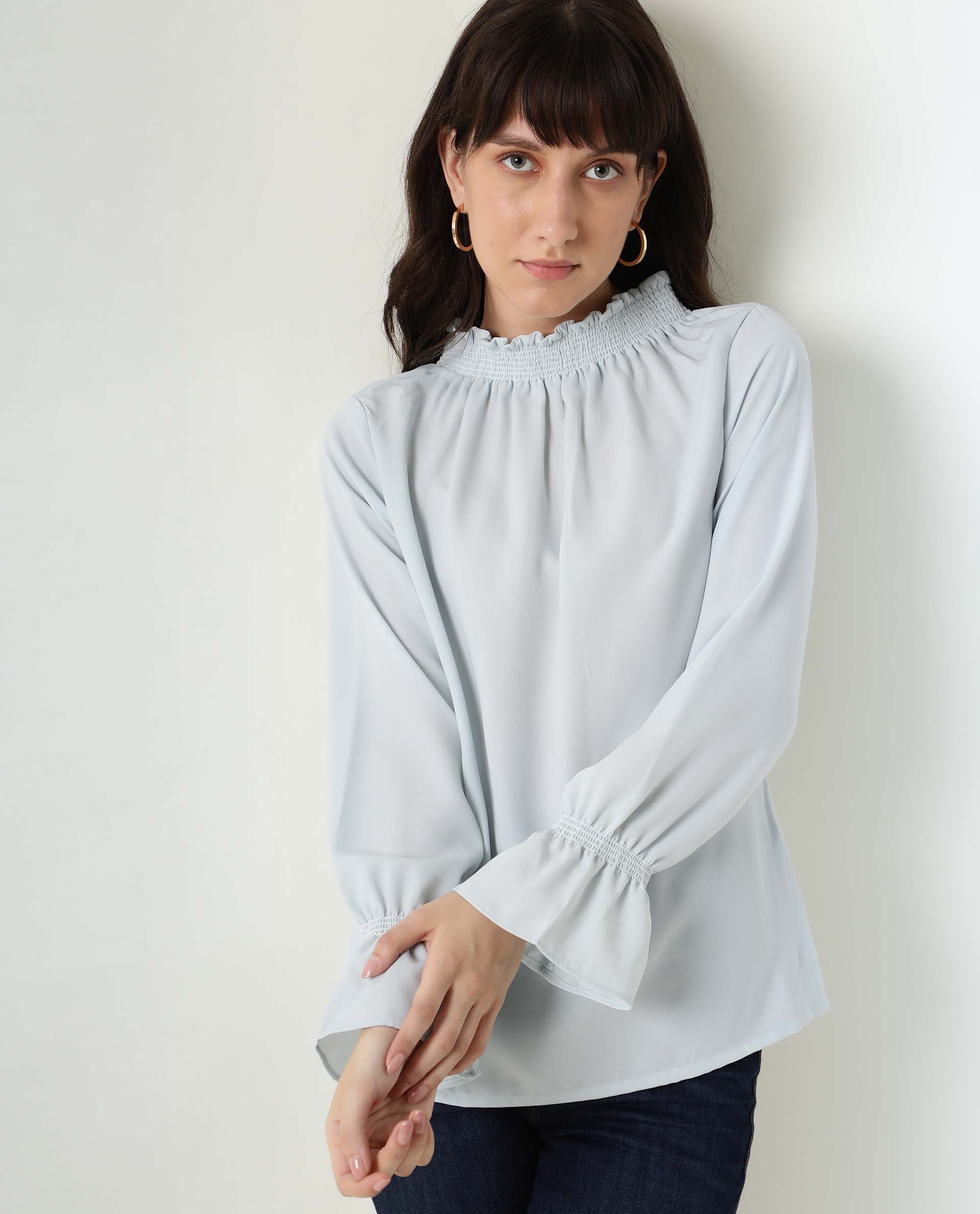 Rareism Women's Kusho Blue Top