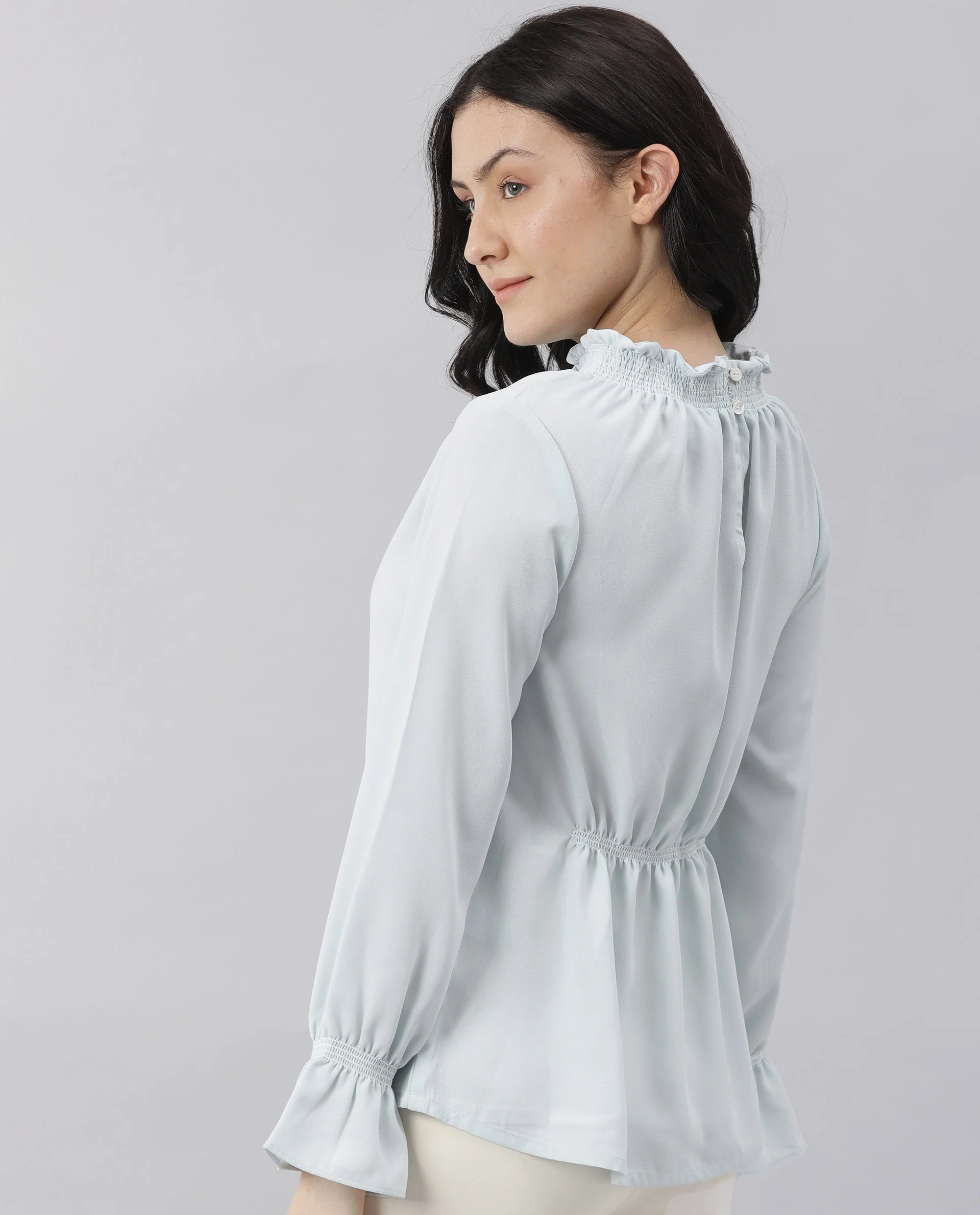 Rareism Women's Kusho Blue Top - Image 10