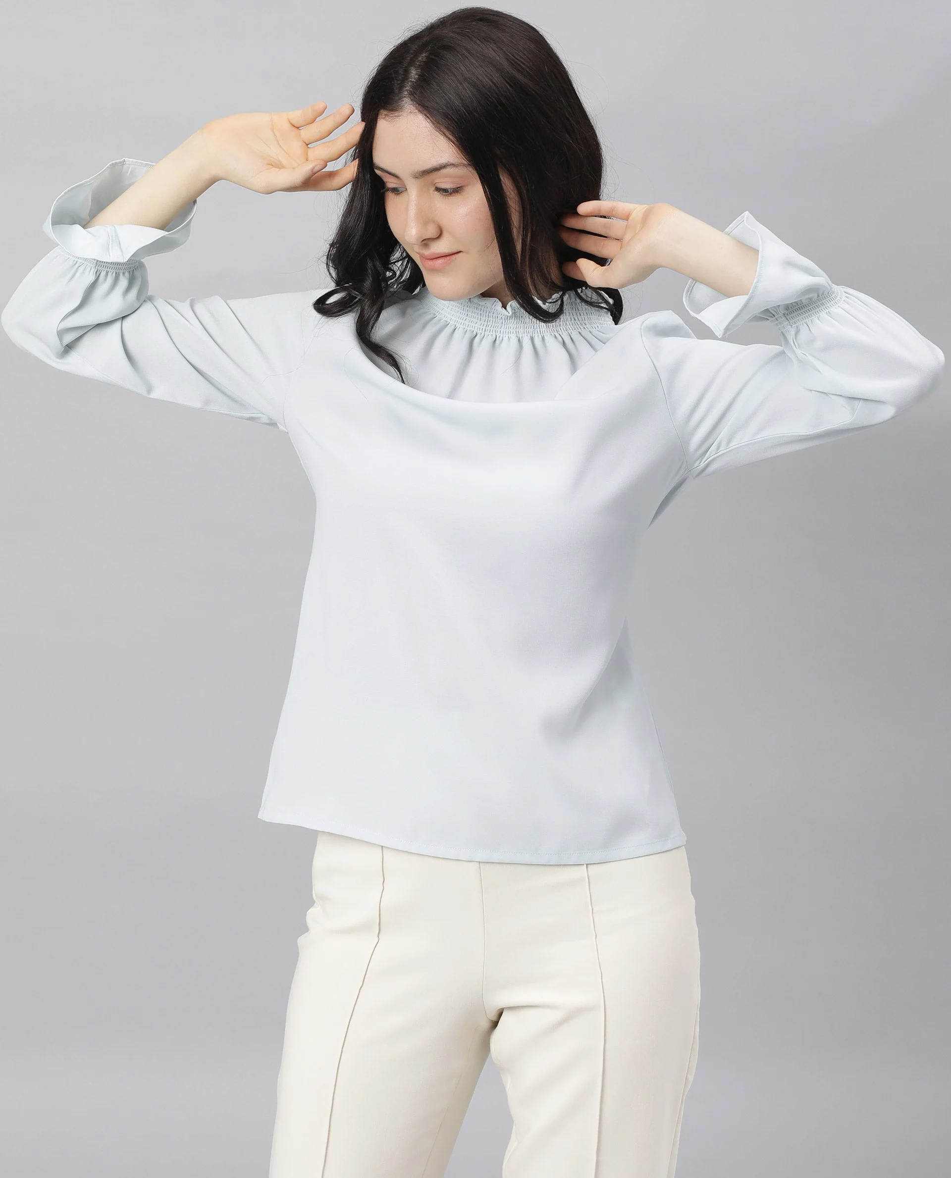 Rareism Women's Kusho Blue Top - Image 11