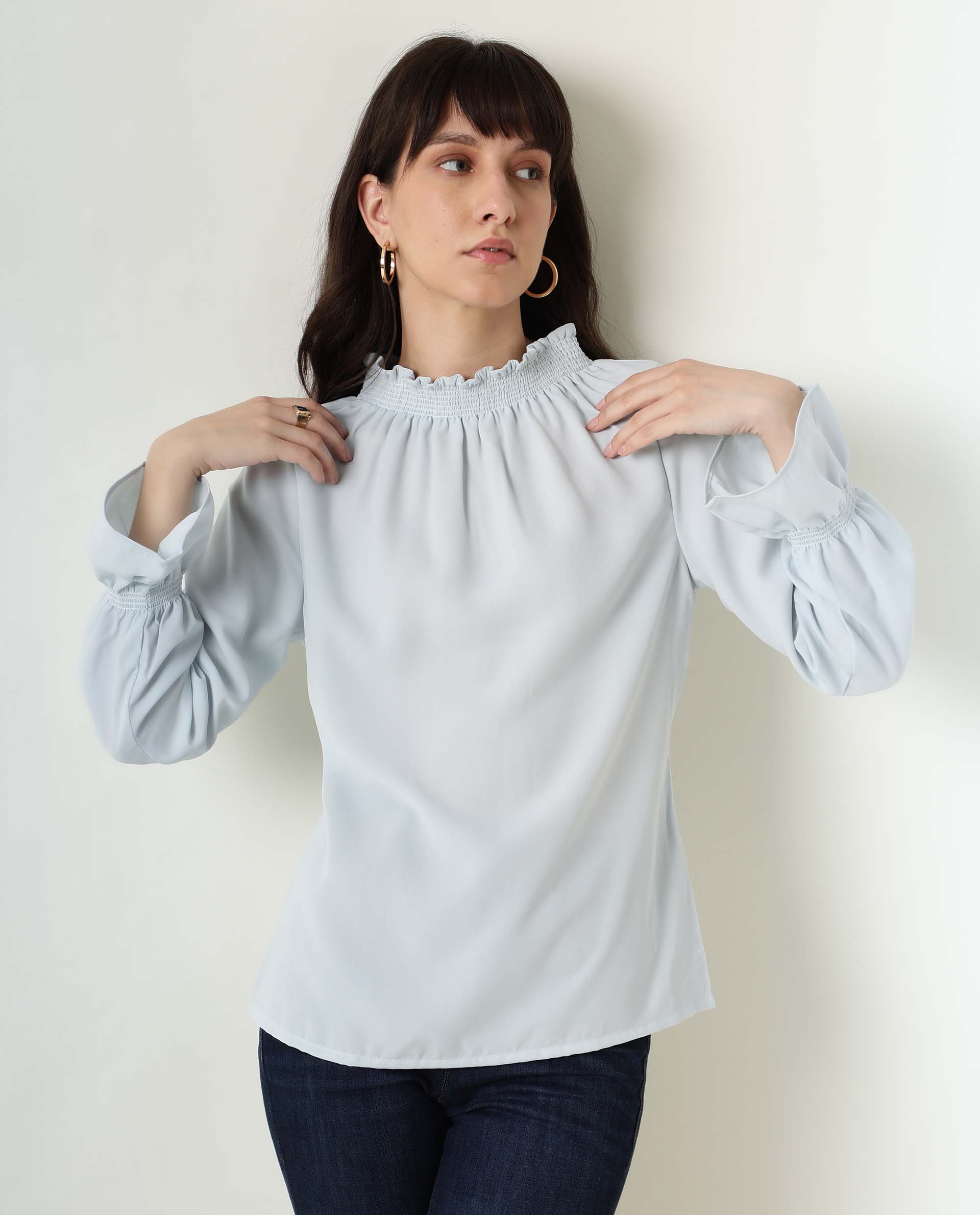 Rareism Women's Kusho Blue Top - Image 5