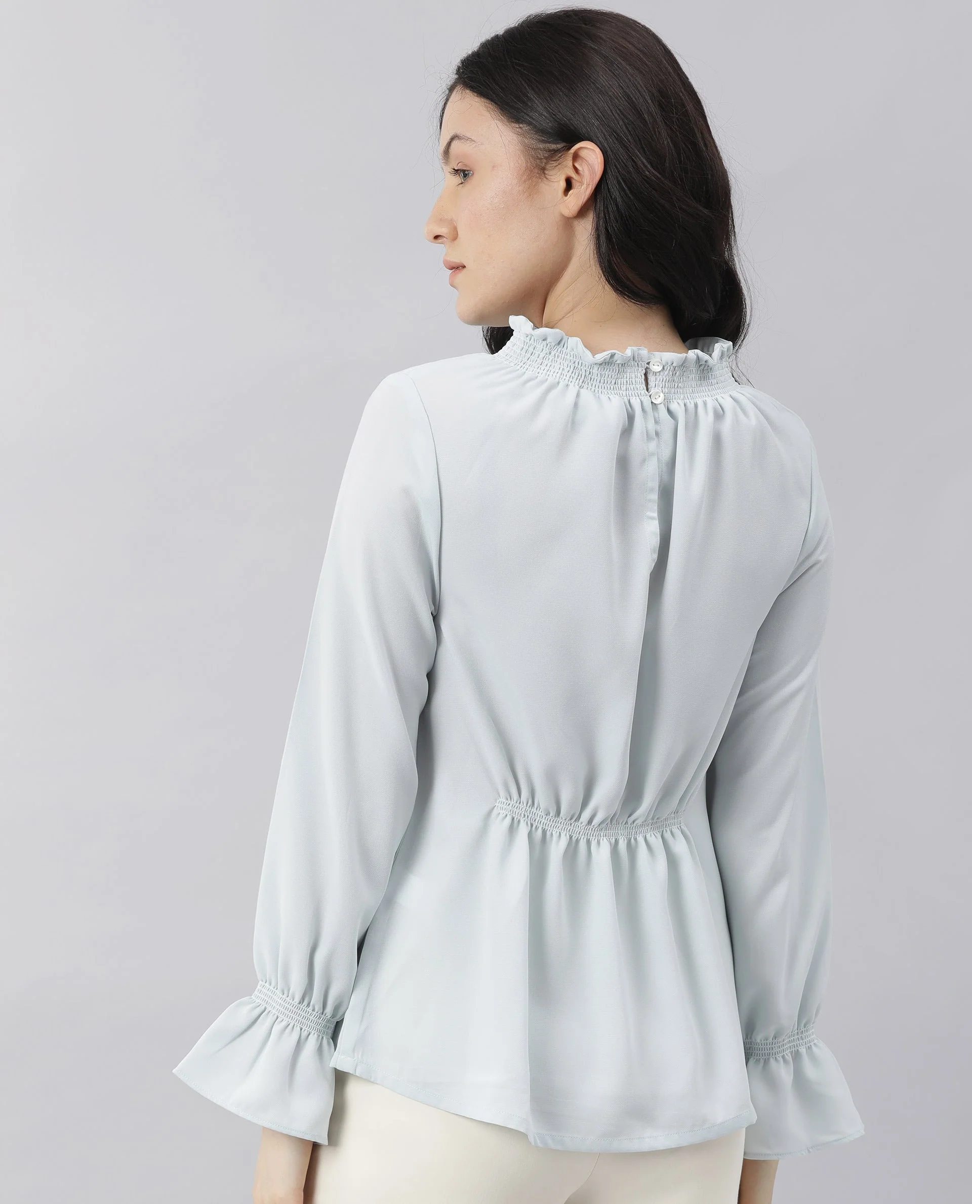 Rareism Women's Kusho Blue Top - Image 7