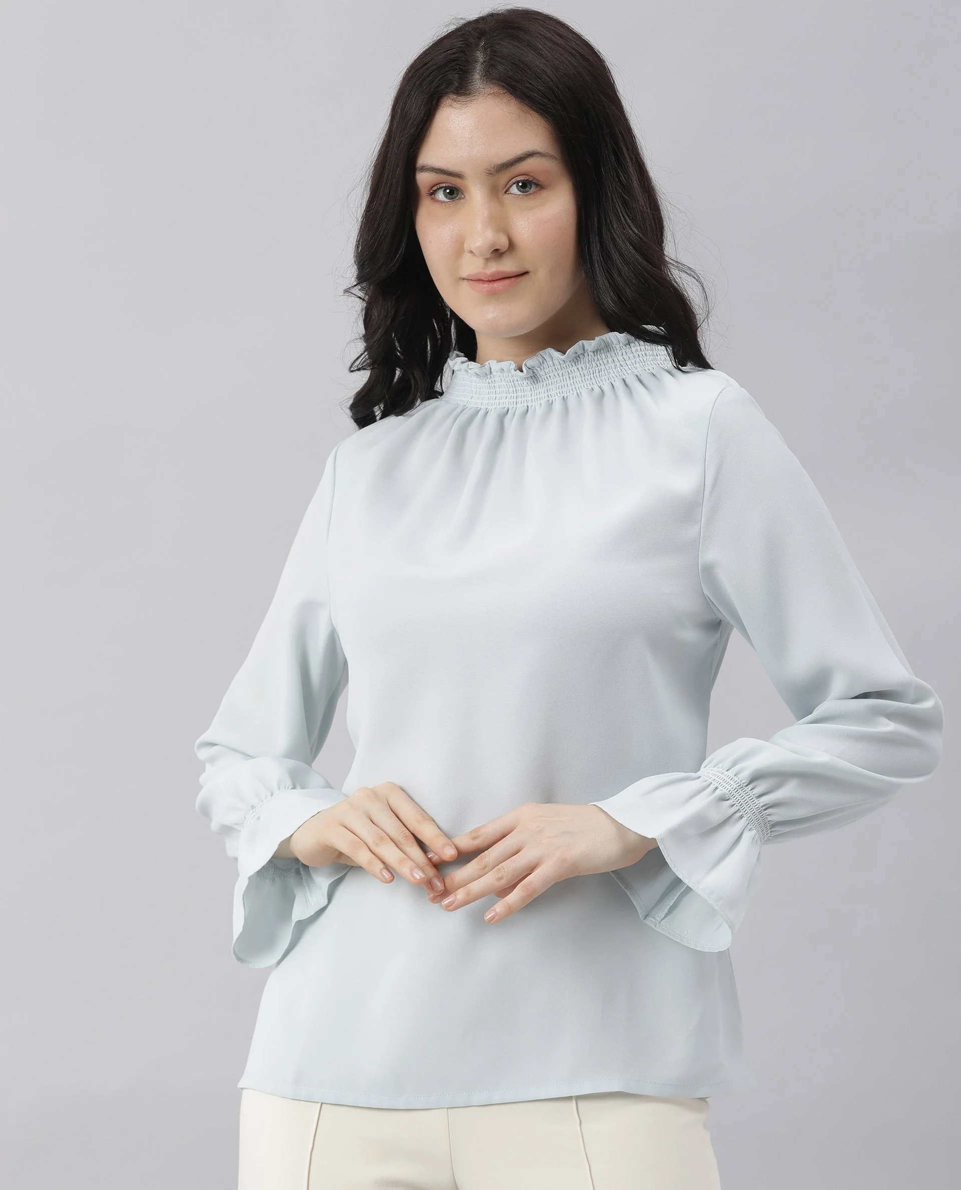 Rareism Women's Kusho Blue Top - Image 9