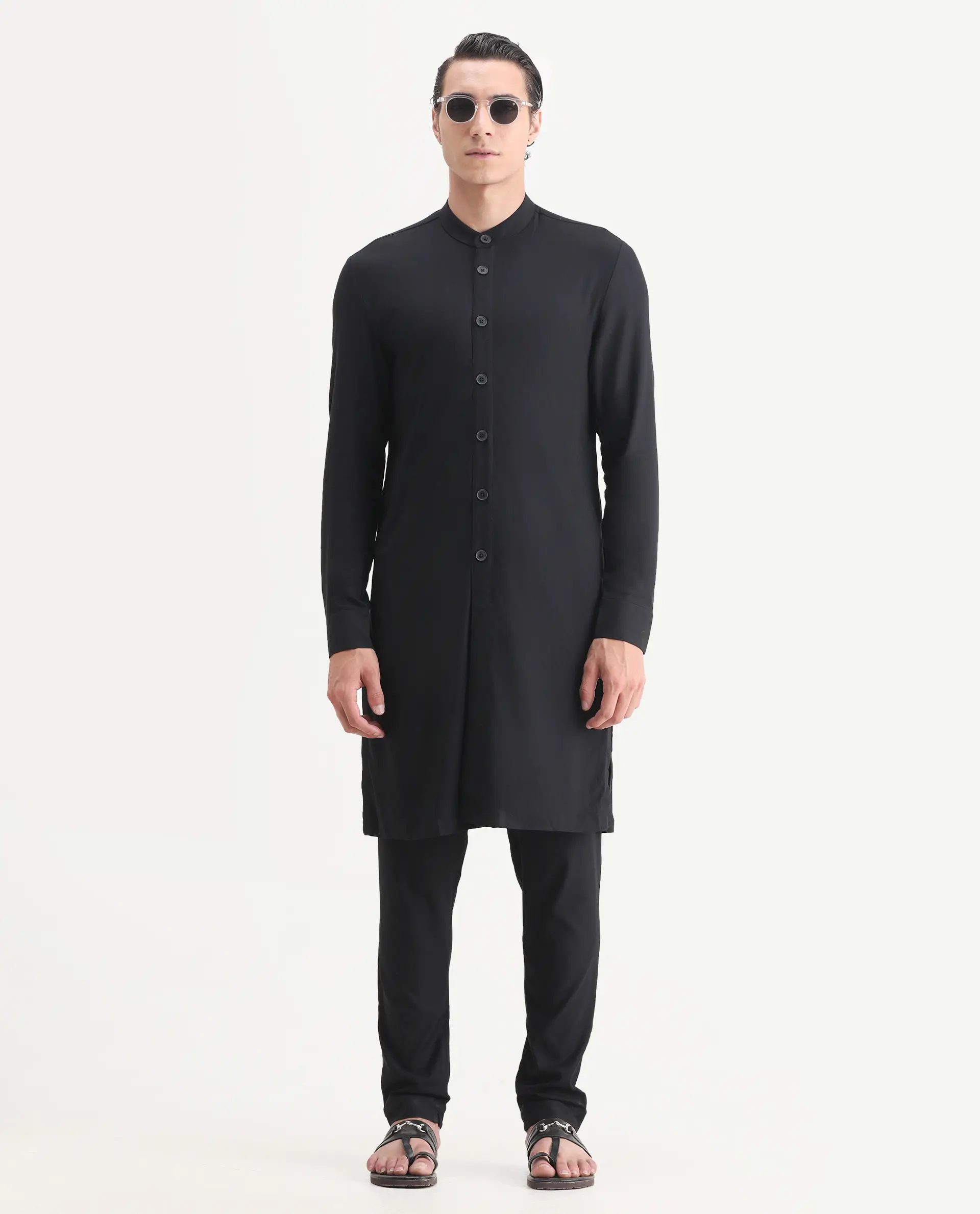 Rare Rabbit Men's Lasmosp Black Pajama - Image 3