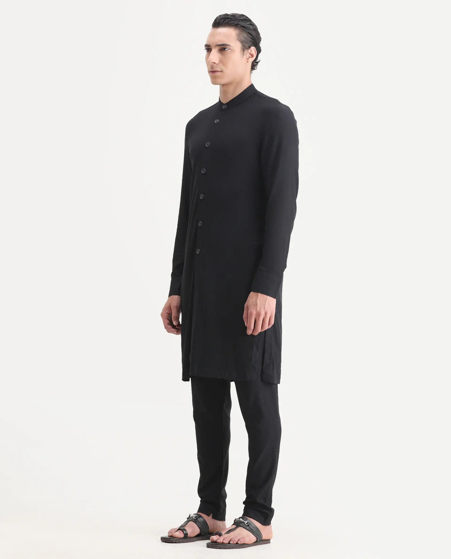 Rare Rabbit Men's Lasmosp Black Pajama - Image 4