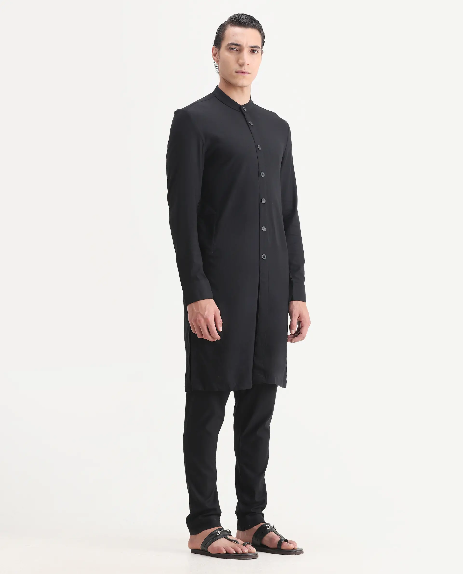 Rare Rabbit Men's Lasmosp Black Pajama - Image 5
