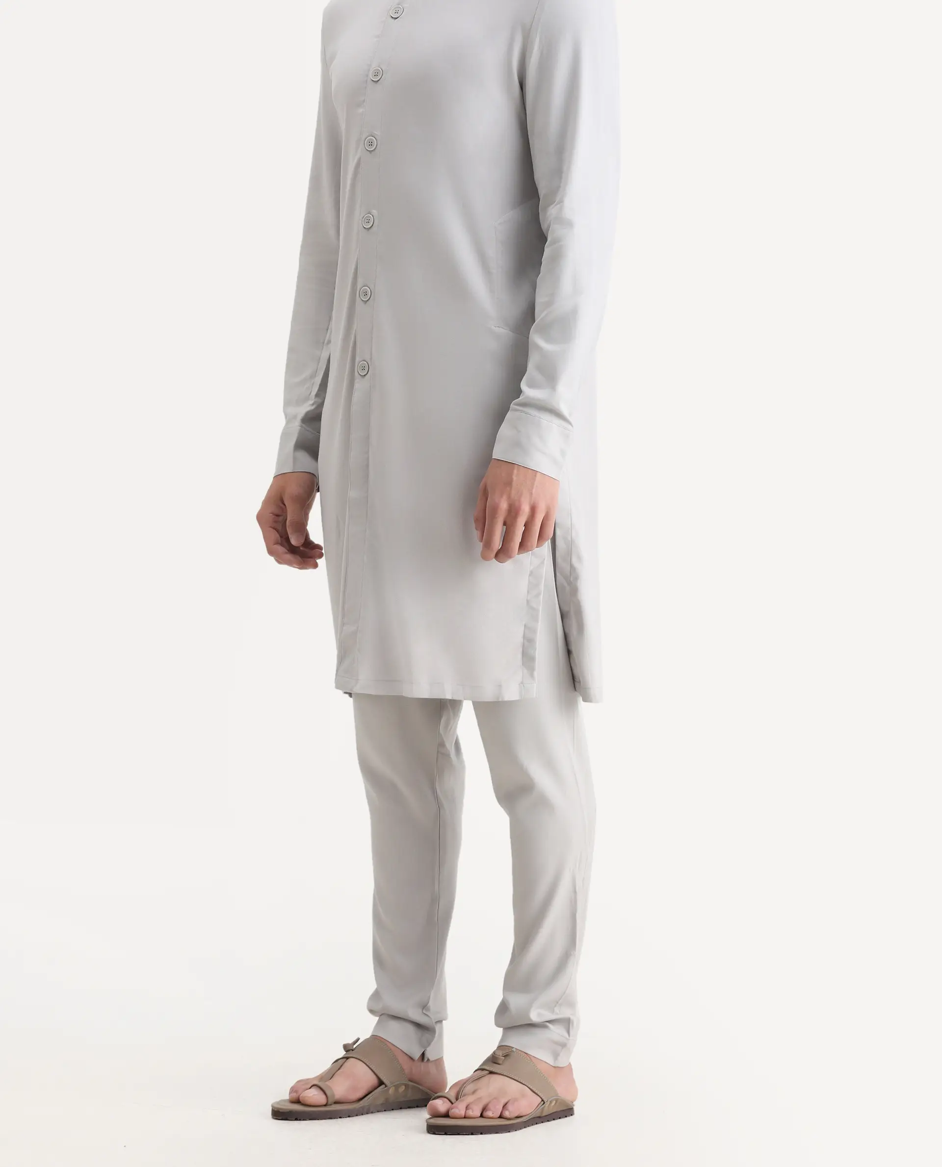 Rare Rabbit Men's Lasmosp Light Grey Pajama - Image 2