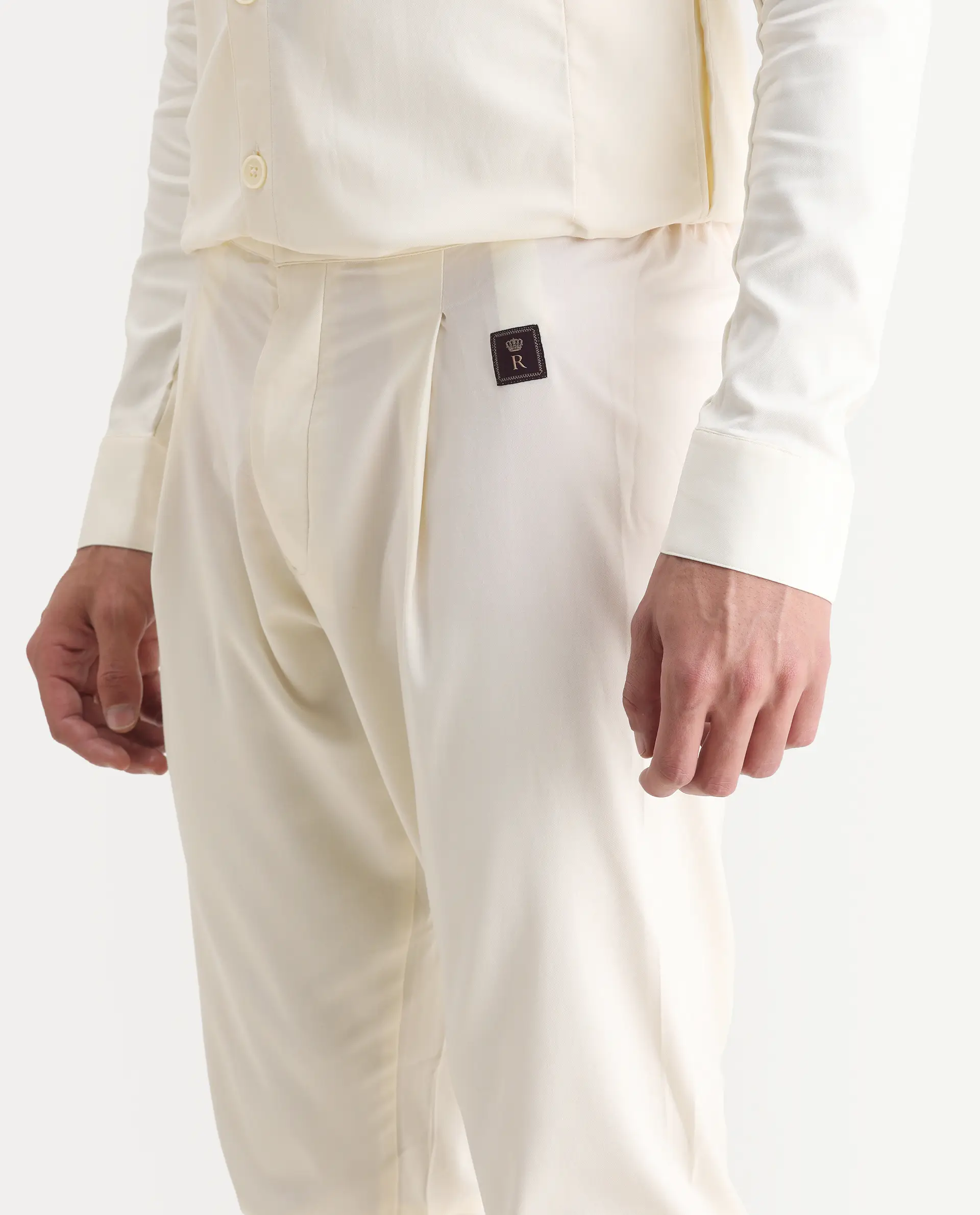 Rare Rabbit Men's Lasmosp Off White Pajama - Image 3