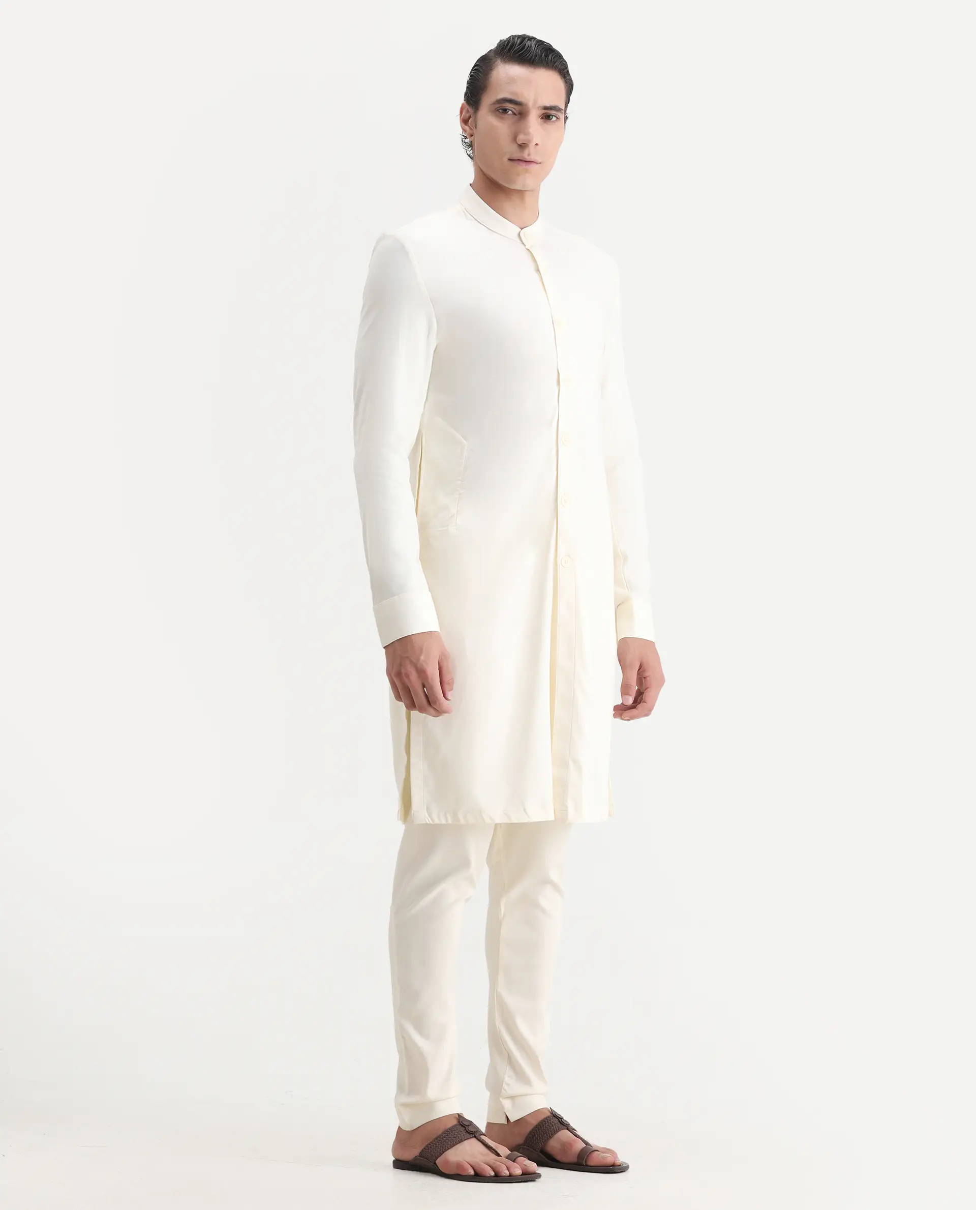 Rare Rabbit Men's Lasmosp Off White Pajama - Image 4