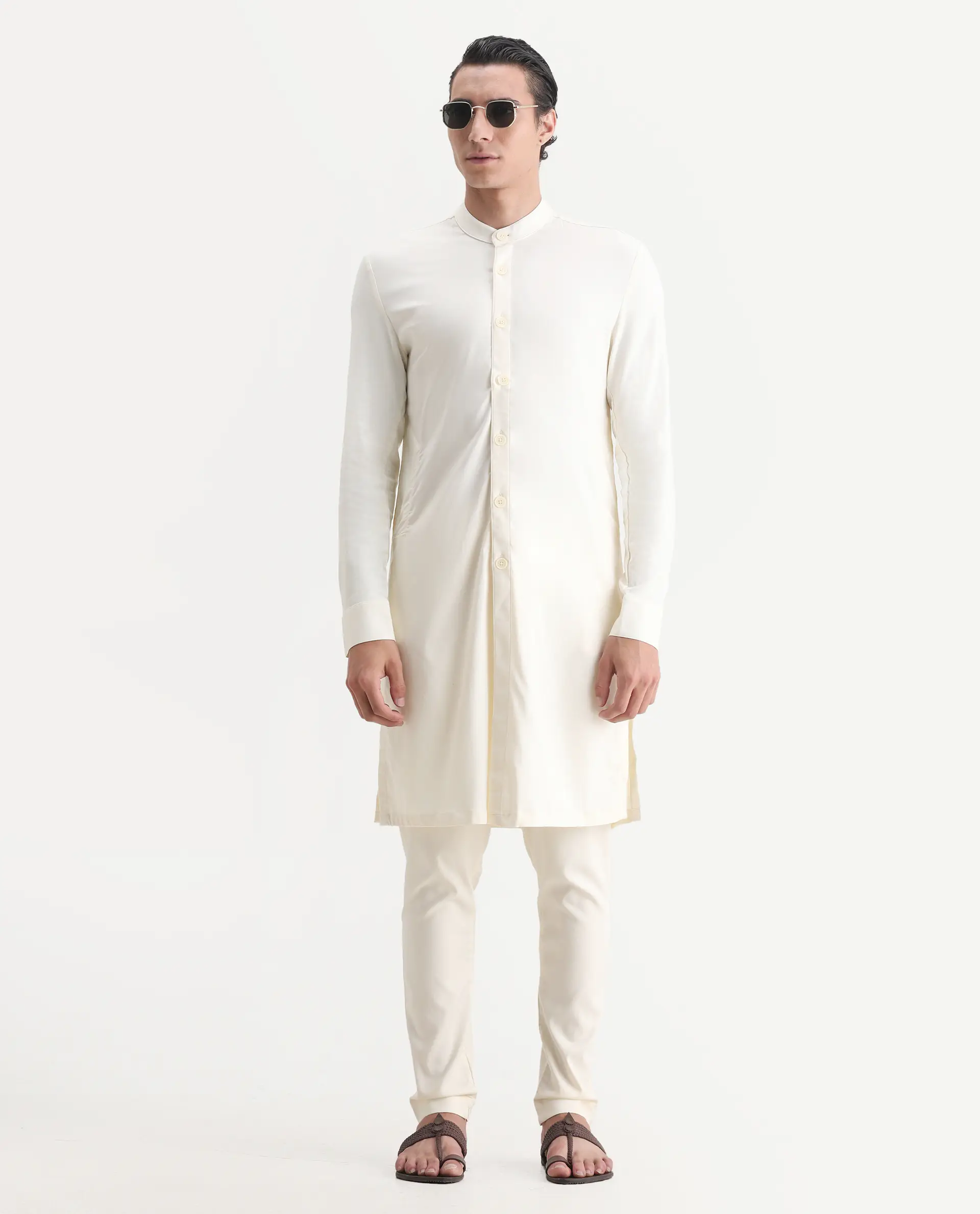 Rare Rabbit Men's Lasmosp Off White Pajama - Image 5