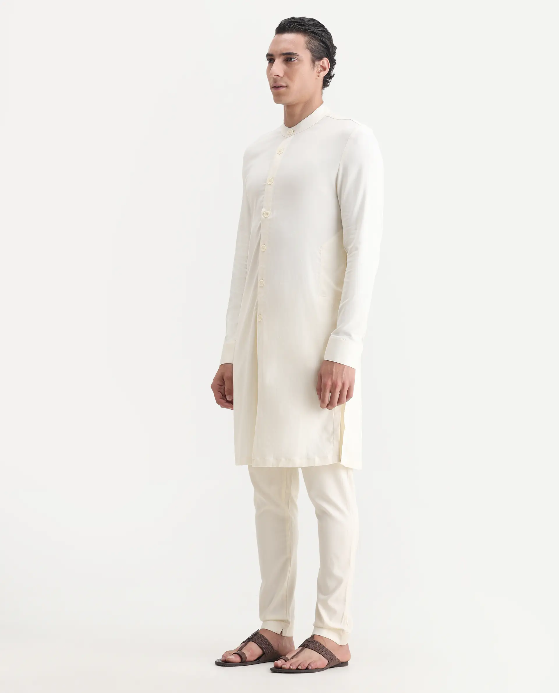 Rare Rabbit Men's Lasmosp Off White Pajama - Image 6