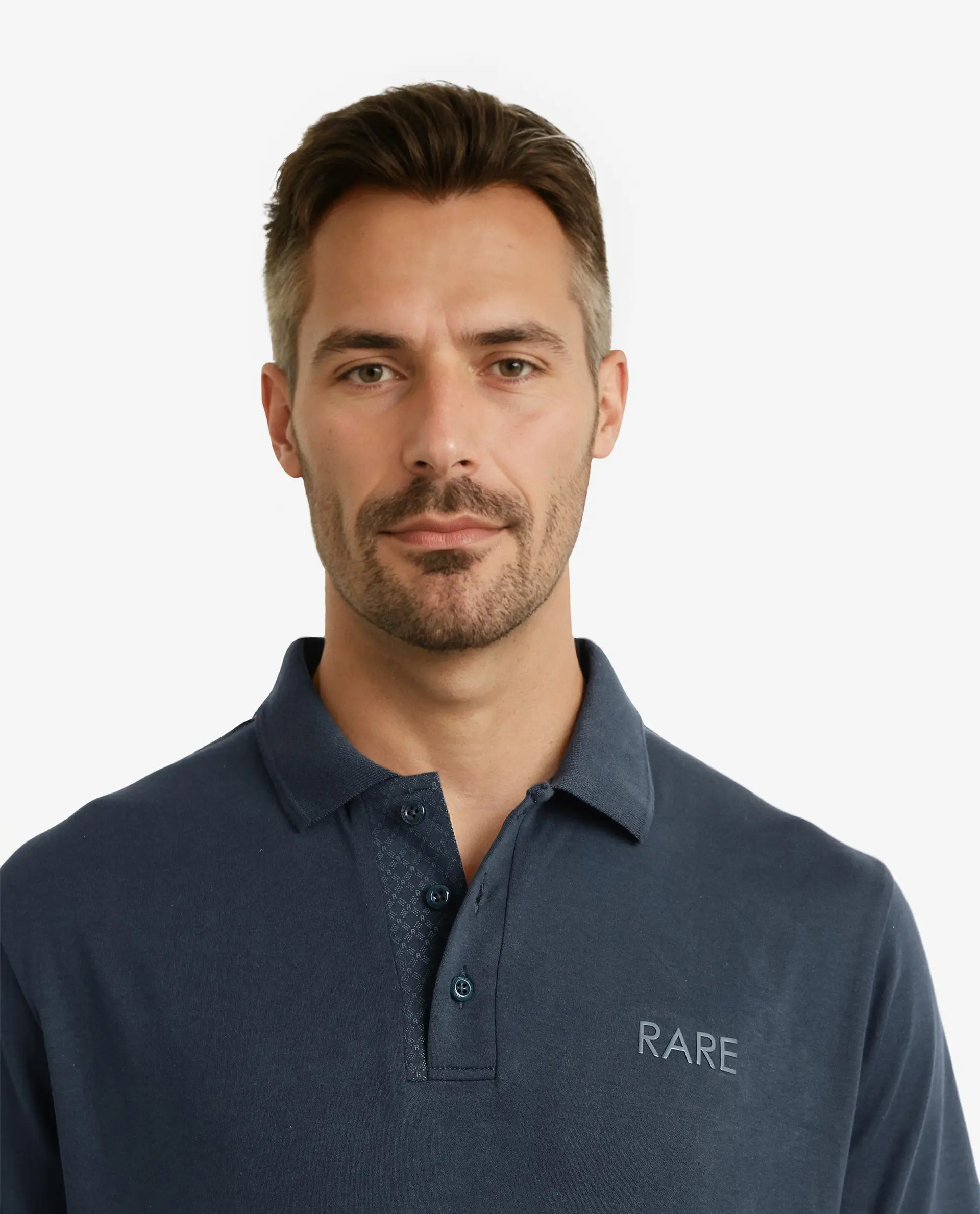 Rare Rabbit Men's Laur Dark Green Cotton Plain Regular Fit Half Sleeve Polo - Image 4