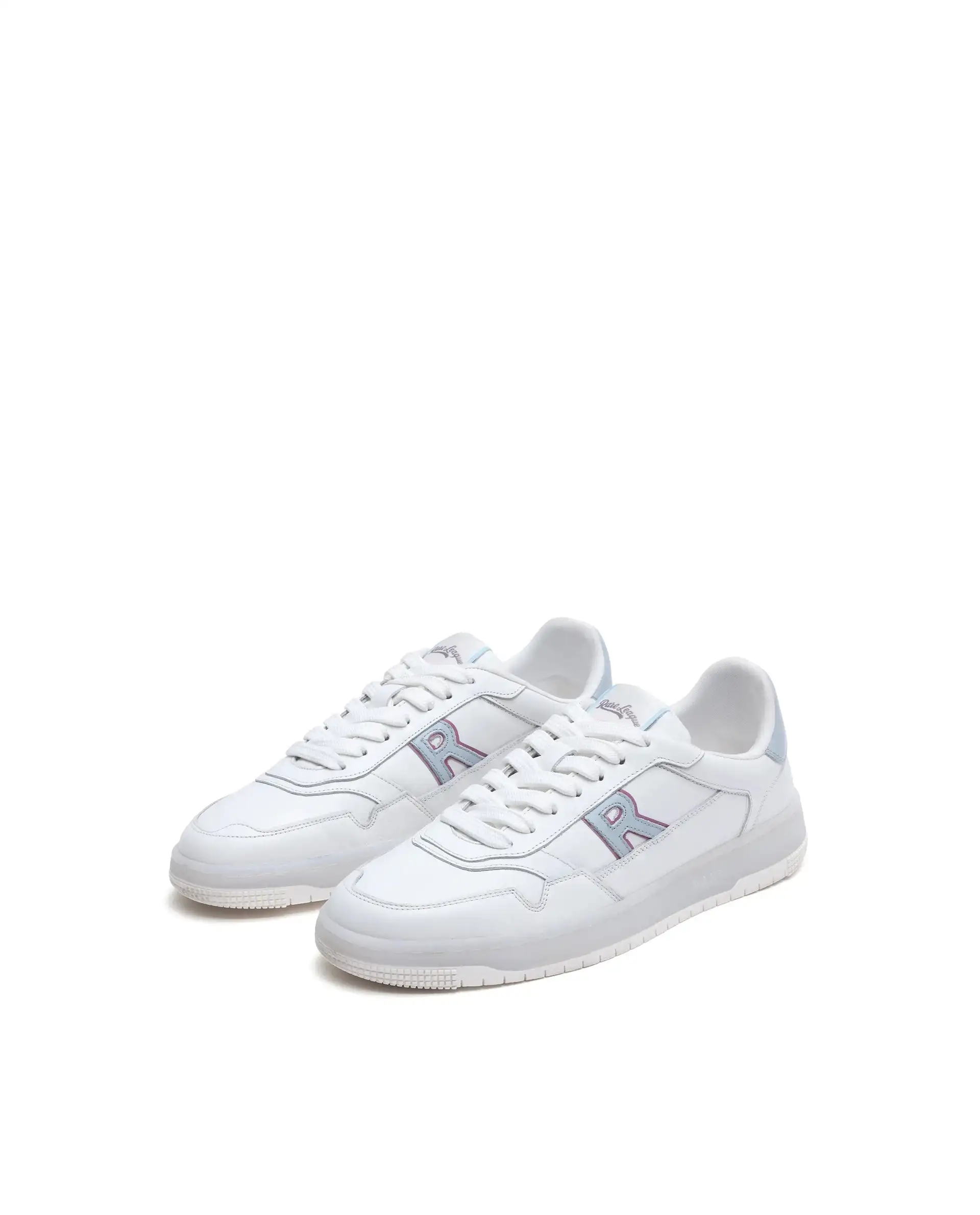 Rare Rabbit Men's Leor-Fs1 White Lace-Up Closure Sneaker - Image 3
