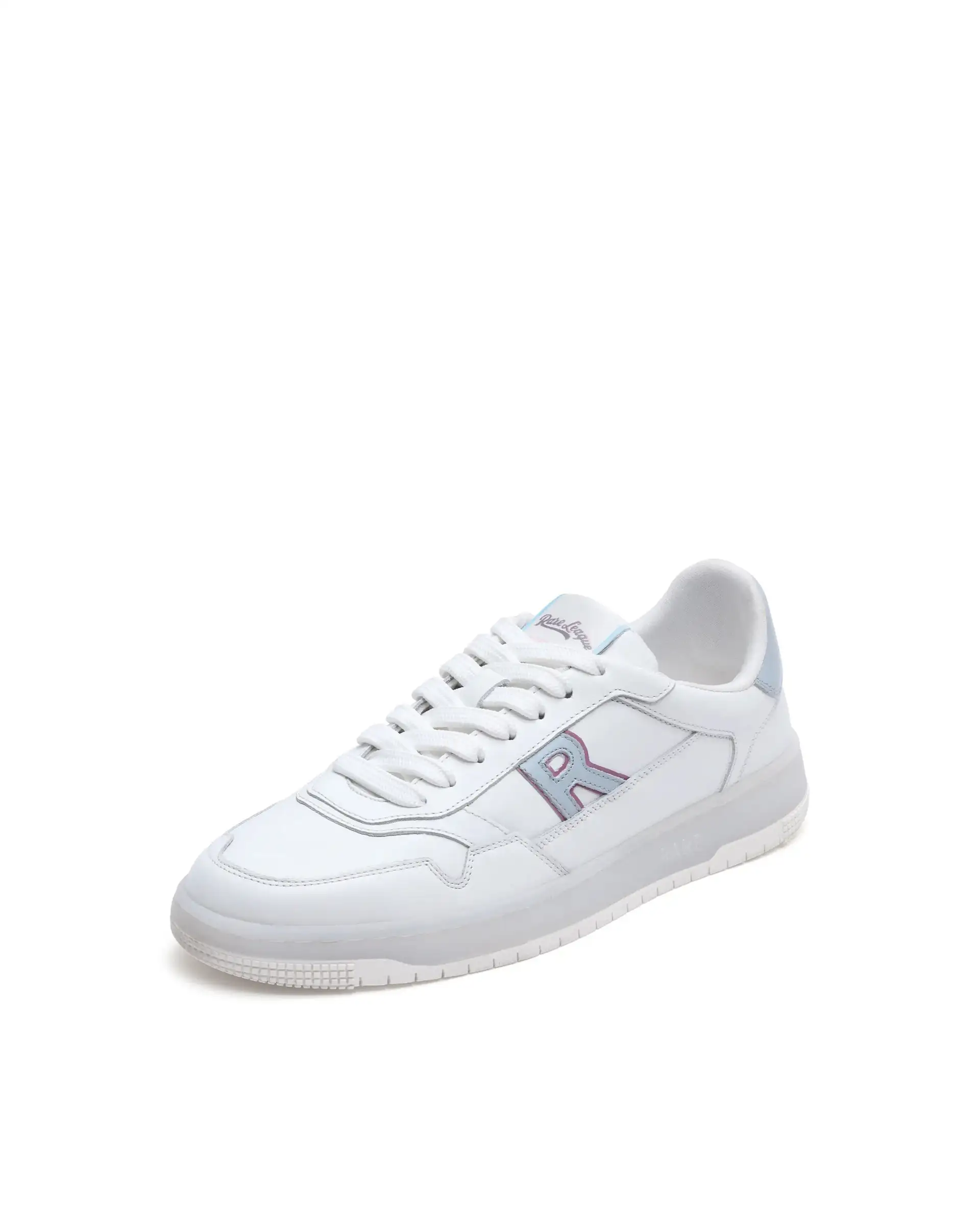 Rare Rabbit Men's Leor-Fs1 White Lace-Up Closure Sneaker - Image 7
