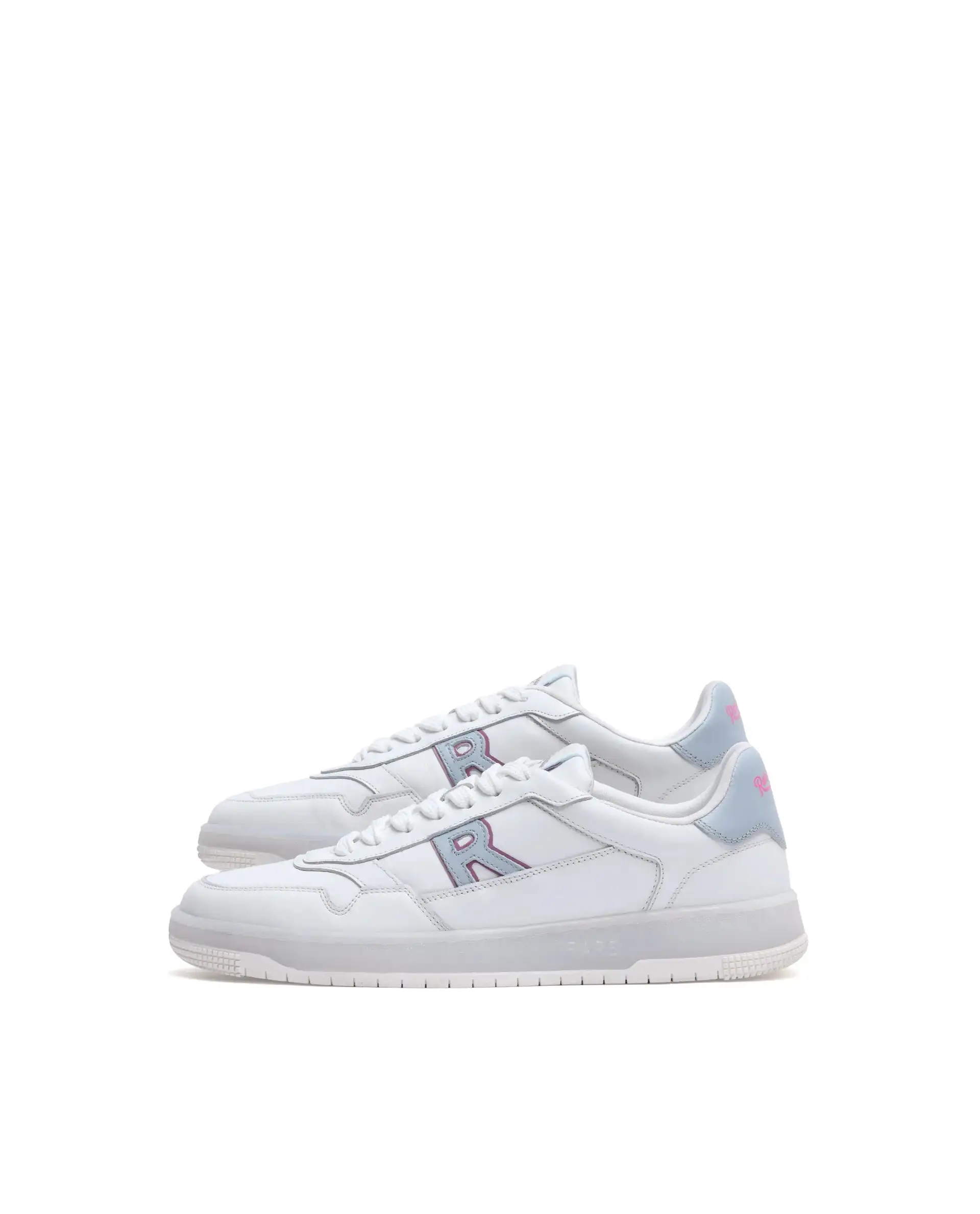 Rare Rabbit Men's Leor-Fs1 White Lace-Up Closure Sneaker - Image 8