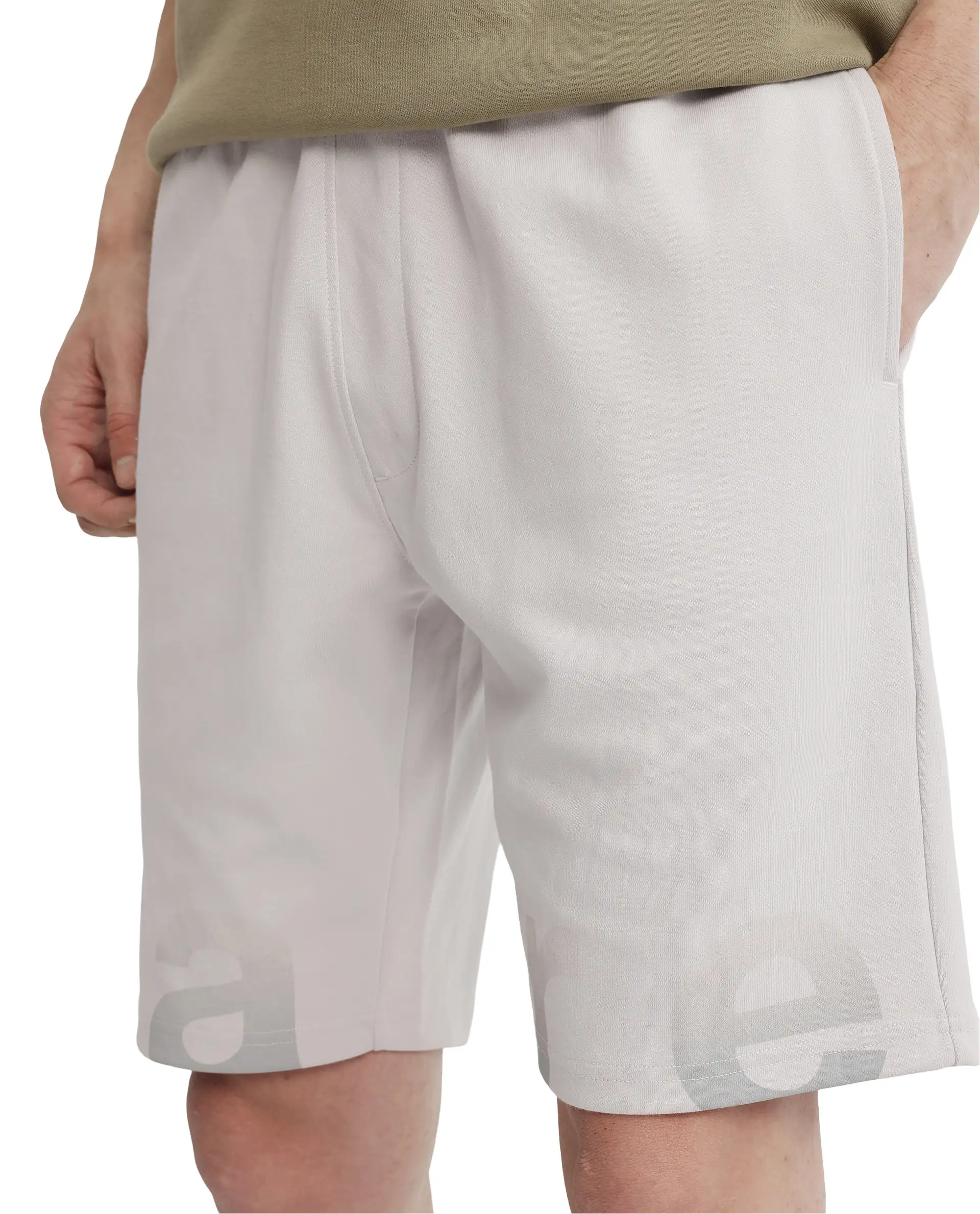 Rare Rabbit Men's Lets Dark Grey Cotton Graphic Print Regular Fit Shorts - Image 7