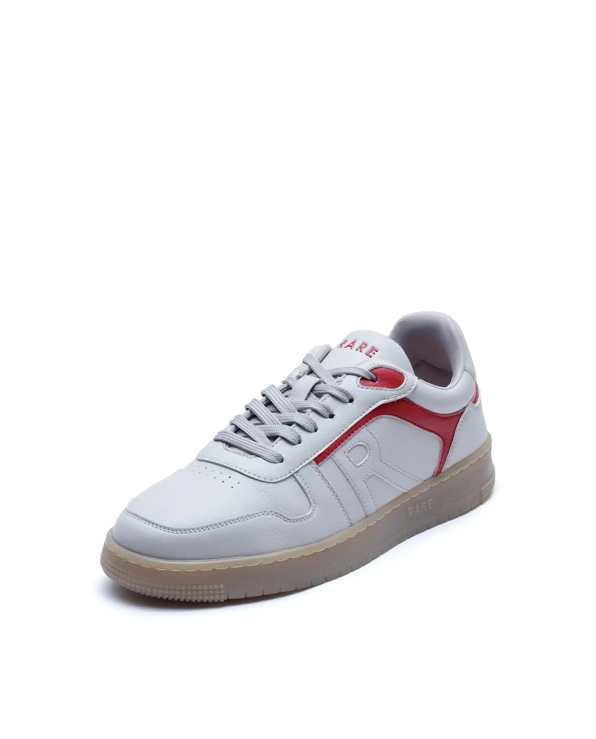 Rare Rabbit Men's Lexis Beige Micro Leather Sneaker - Image 4