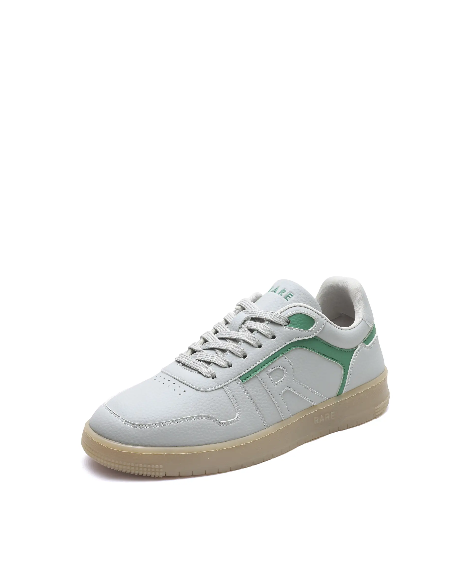Rare Rabbit Men's Lexis Grey Micro Leather Sneaker - Image 7