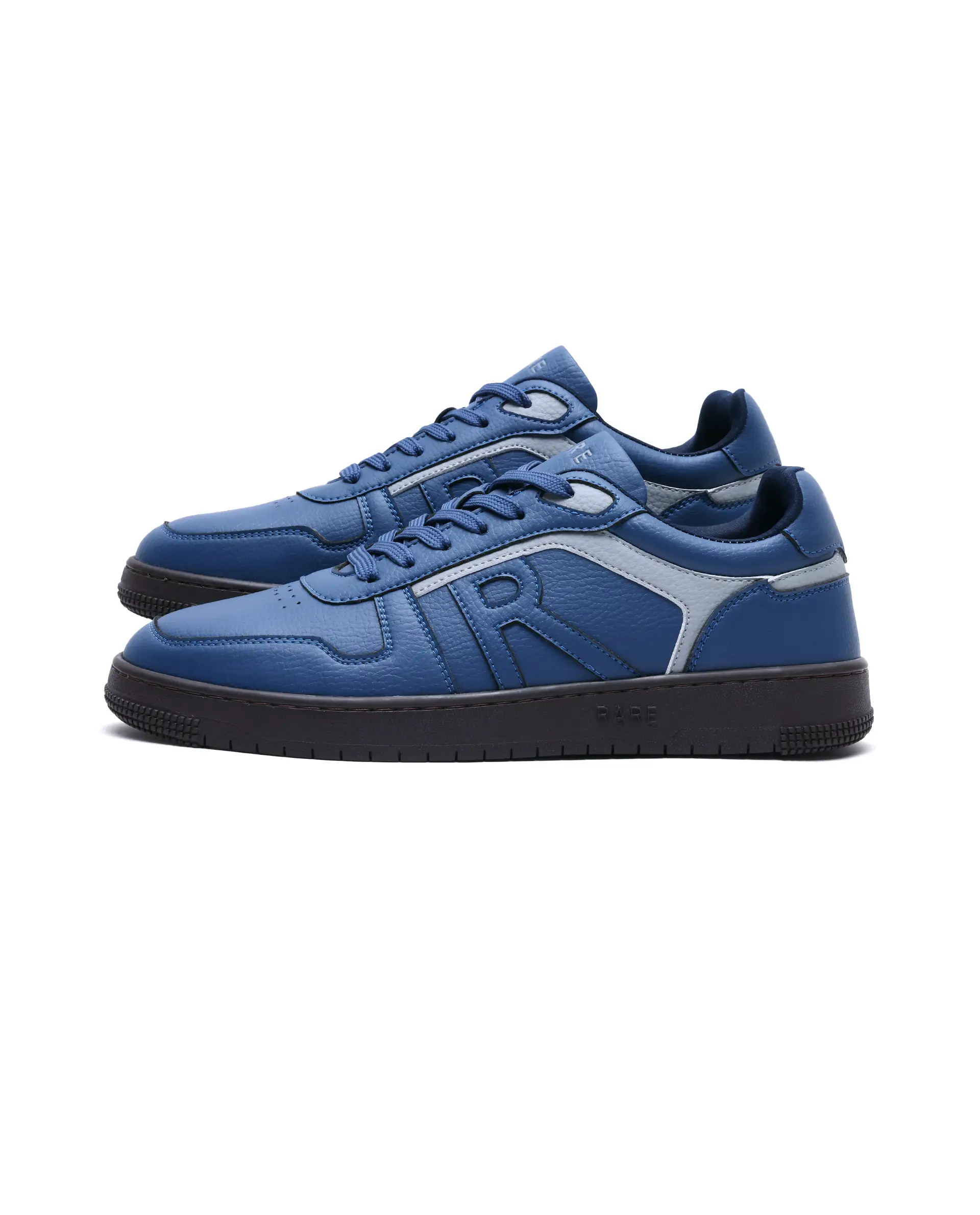 Rare Rabbit Men's Lexis Navy Micro Leather Sneaker - Image 6