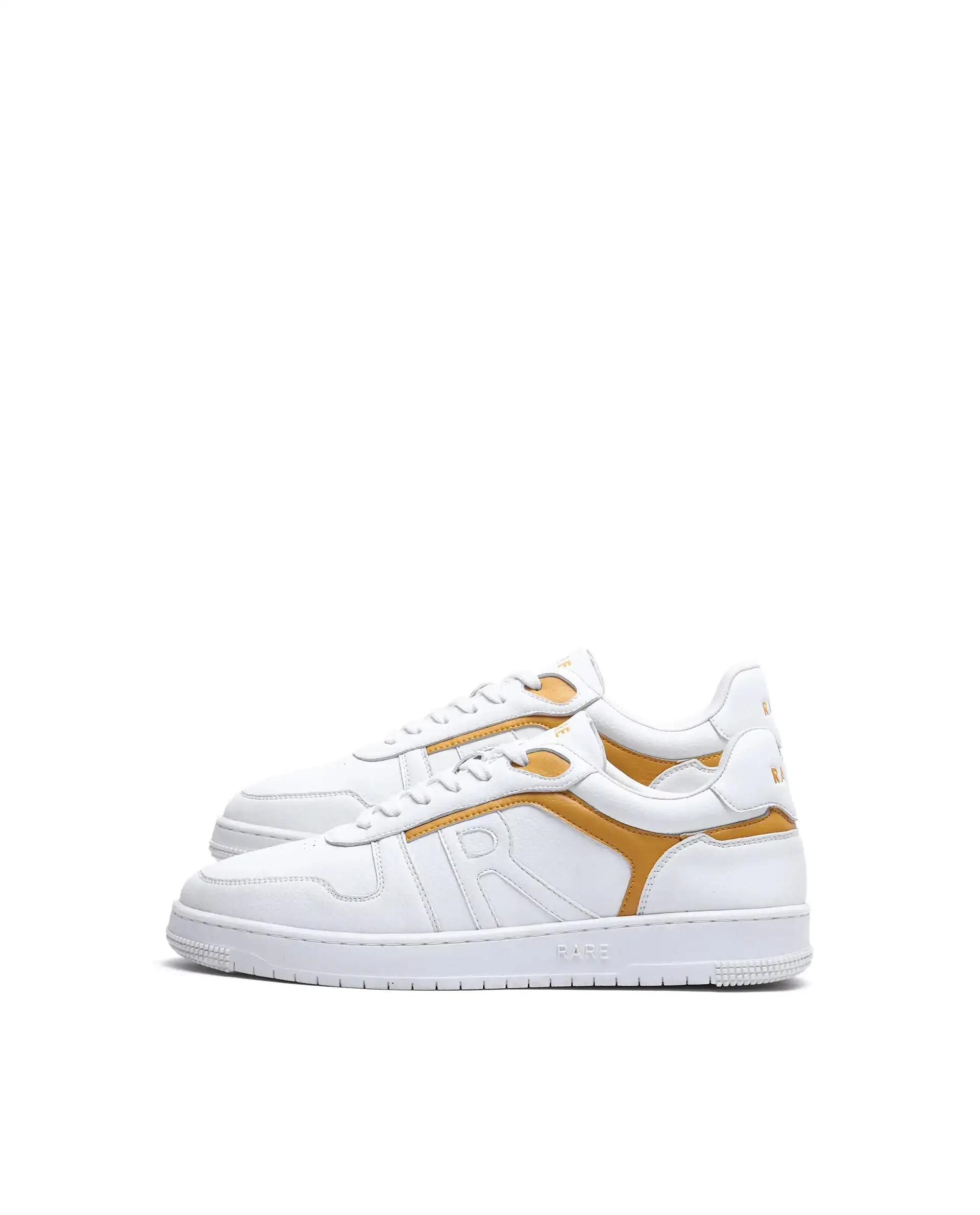 Rare Rabbit Men's Lexis Yellow Micro Leather Sneaker - Image 2