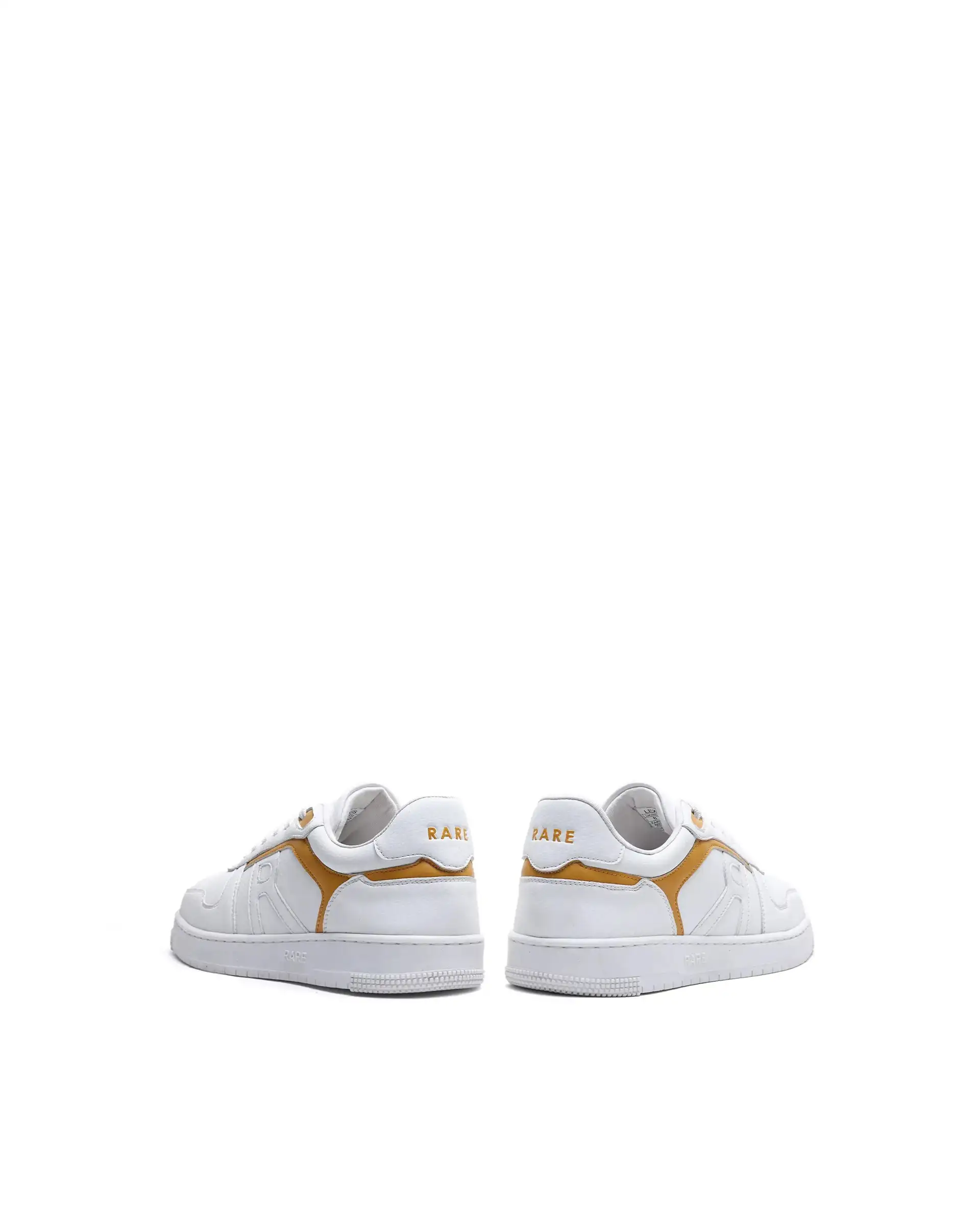 Rare Rabbit Men's Lexis Yellow Micro Leather Sneaker - Image 6