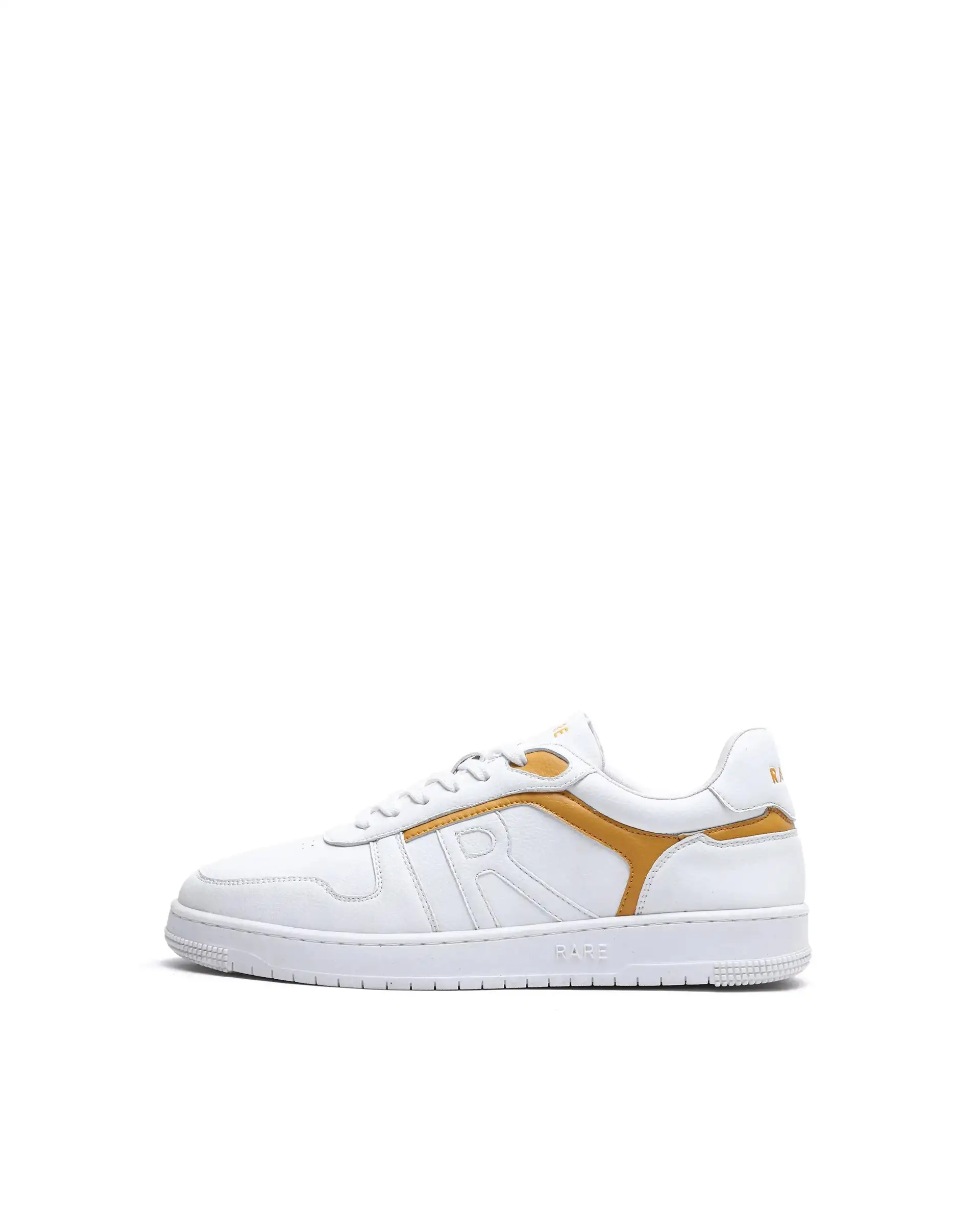 Rare Rabbit Men's Lexis Yellow Micro Leather Sneaker - Image 8