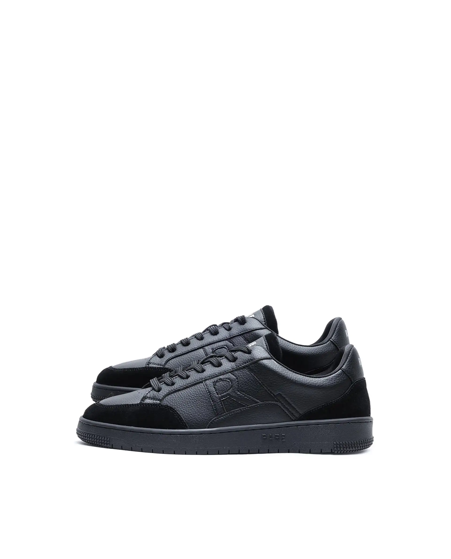 Rare Rabbit Men's Lino Black Micro Leather Sneaker - Image 7