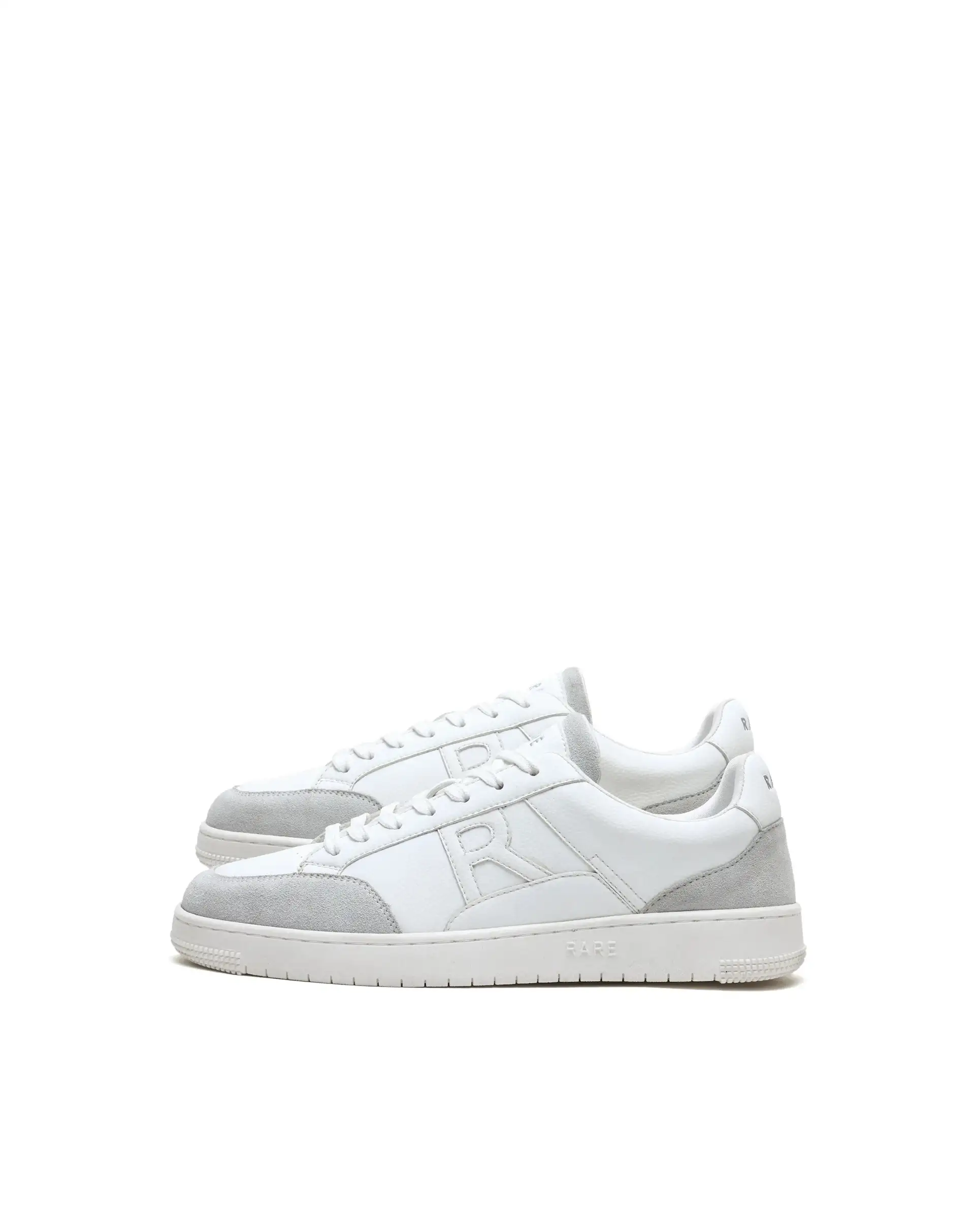 Rare Rabbit Men's Lino White Micro Leather Sneaker - Image 2