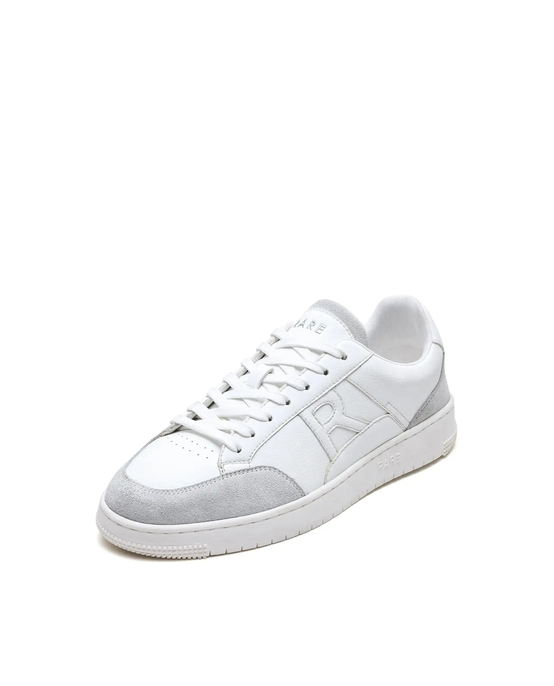 Rare Rabbit Men's Lino White Micro Leather Sneaker - Image 4