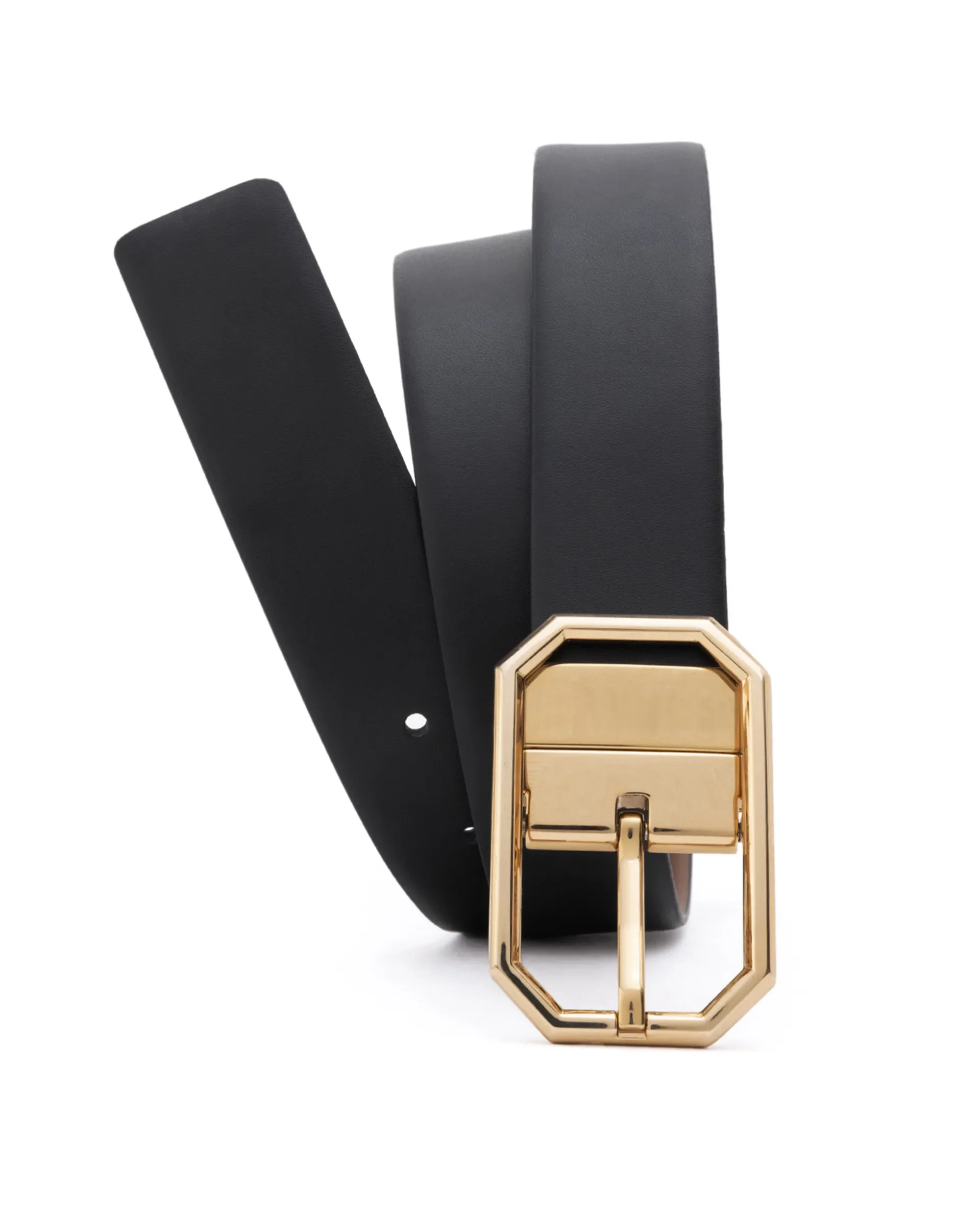 Rare Rabbit Men's Liono Black Belt Leather - Image 2