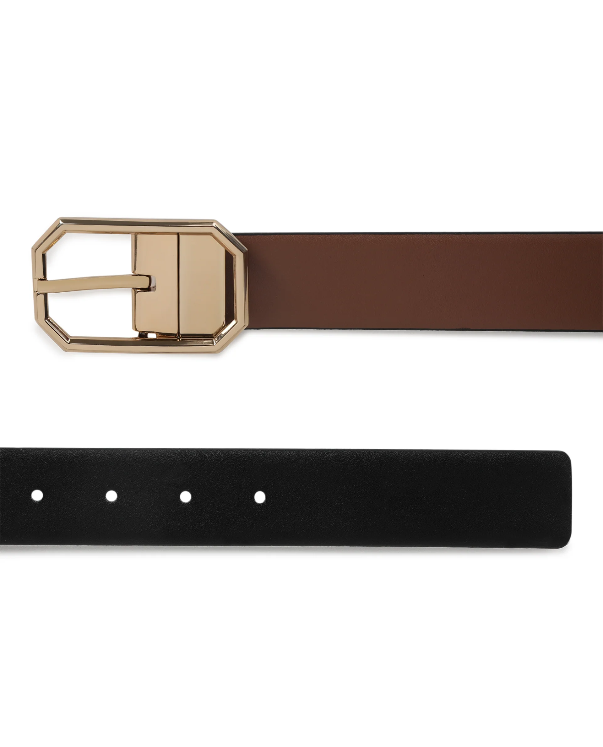 Rare Rabbit Men's Liono Black Belt Leather - Image 5