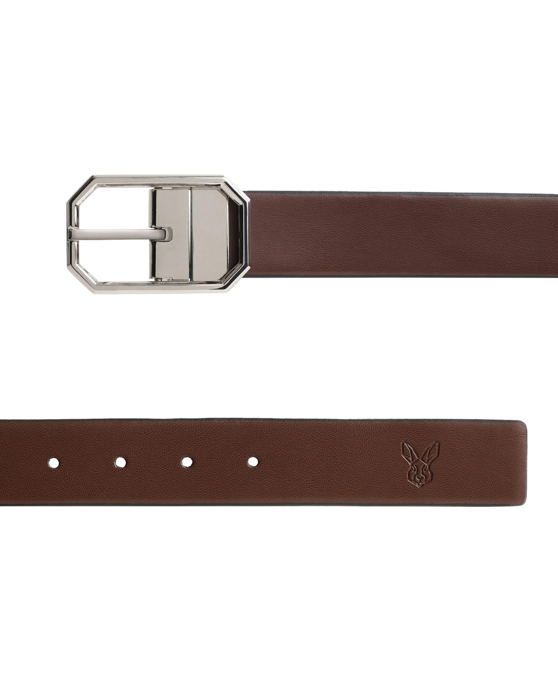 Rare Rabbit Men's Lionor Black Belt Leather - Image 7