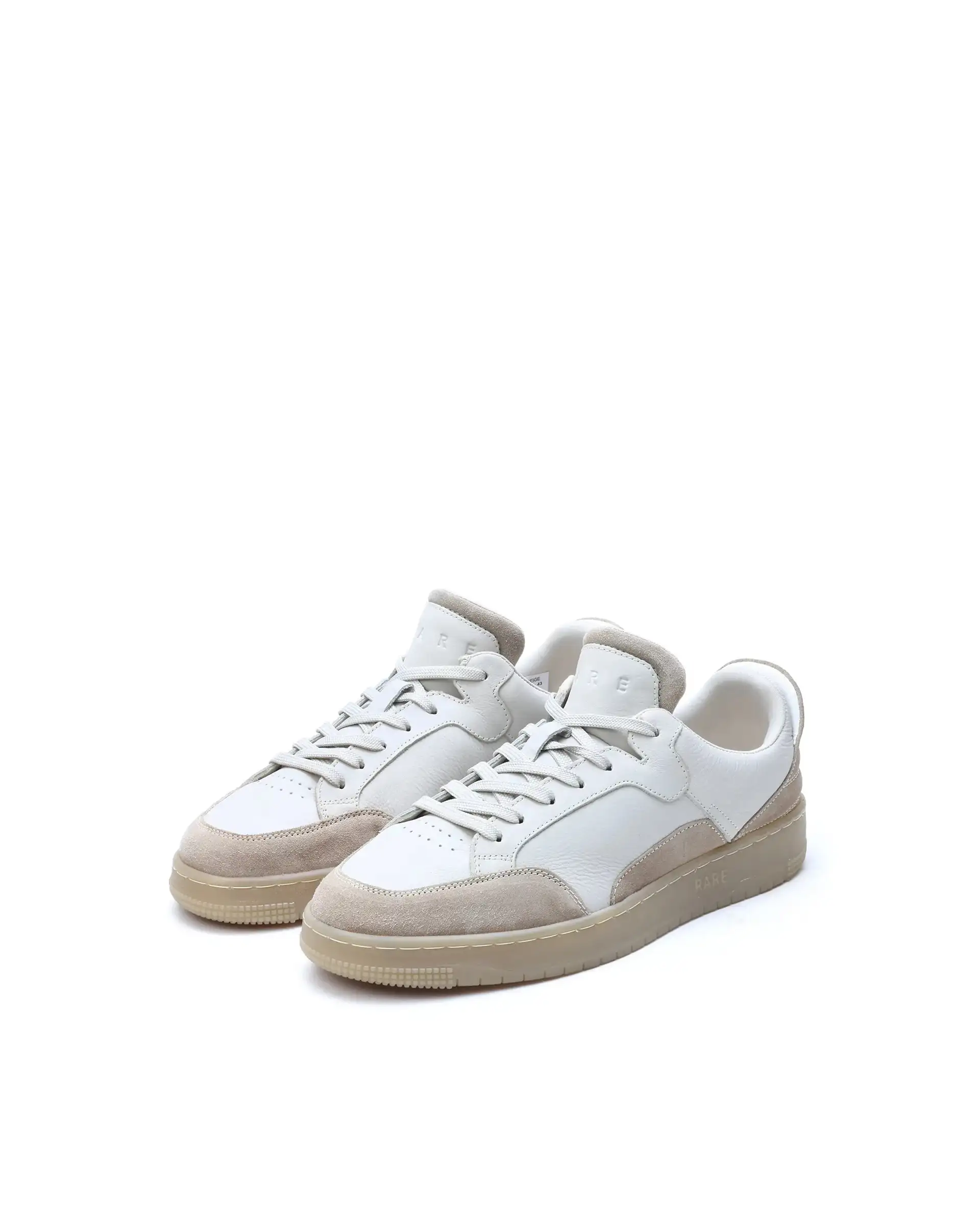 Rare Rabbit Men's Lip Beige Lace-Up Closure Leather Sneaker - Image 3