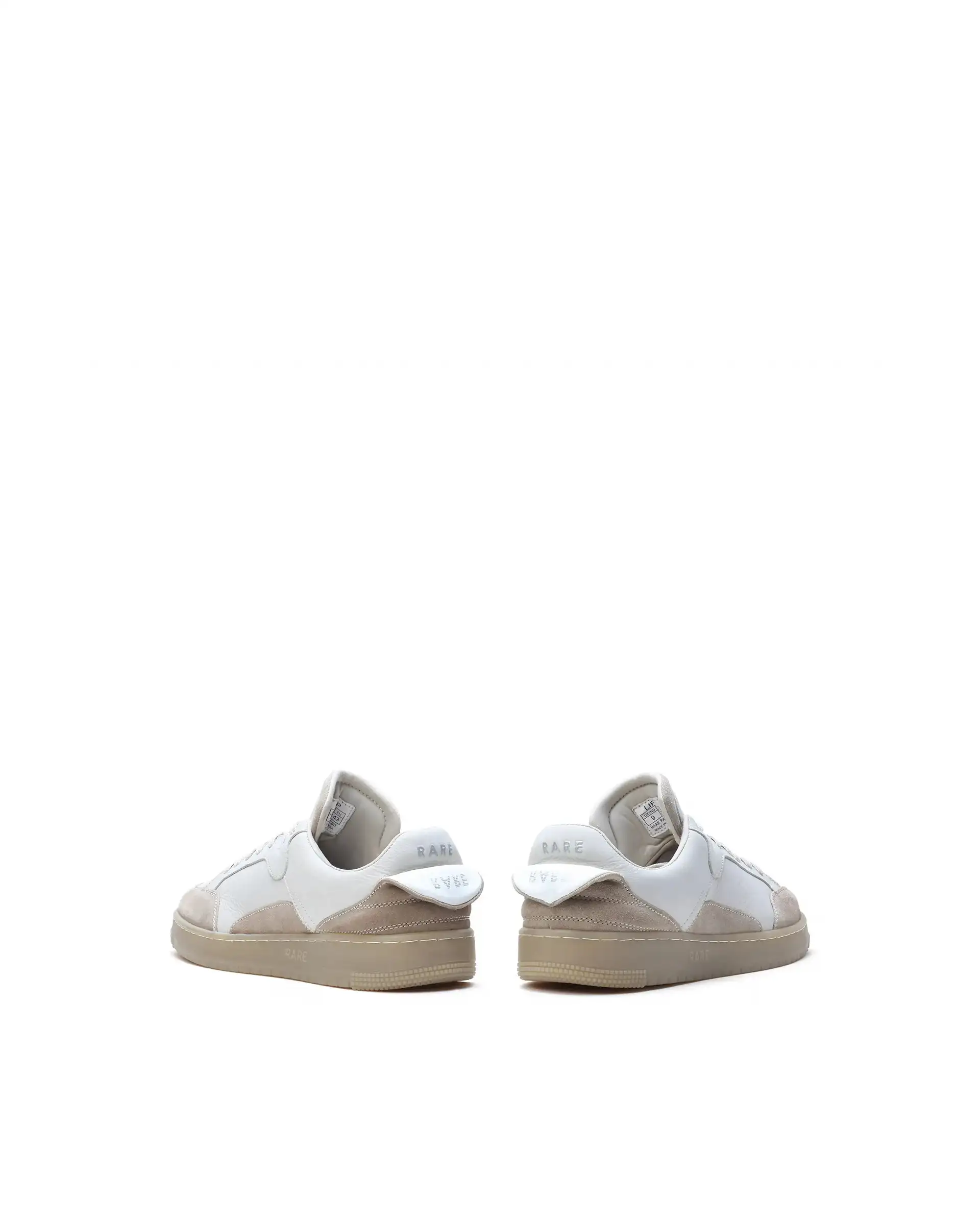 Rare Rabbit Men's Lip Beige Lace-Up Closure Leather Sneaker - Image 5