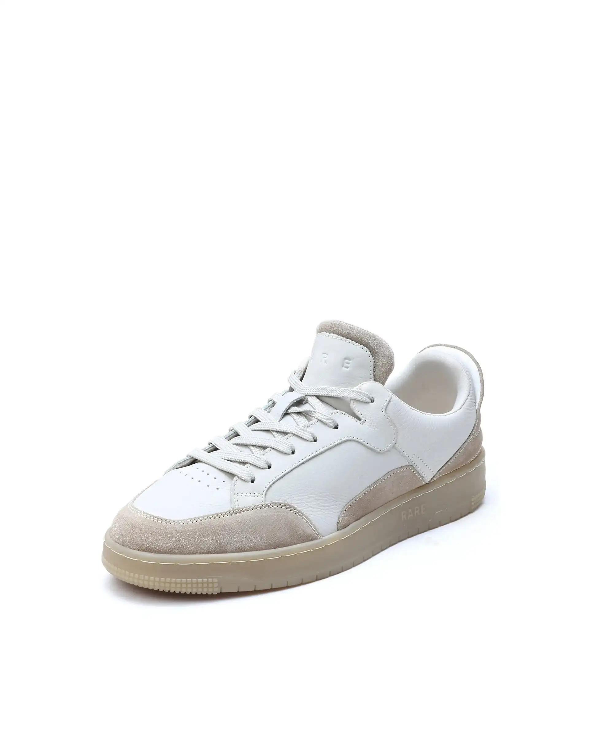 Rare Rabbit Men's Lip Beige Lace-Up Closure Leather Sneaker - Image 7