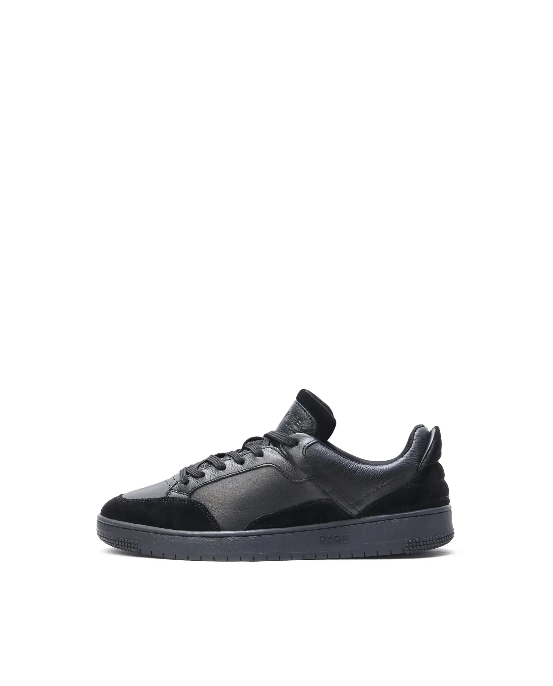 Rare Rabbit Men's Lip Black Lace-Up Closure Leather Sneaker - Image 9