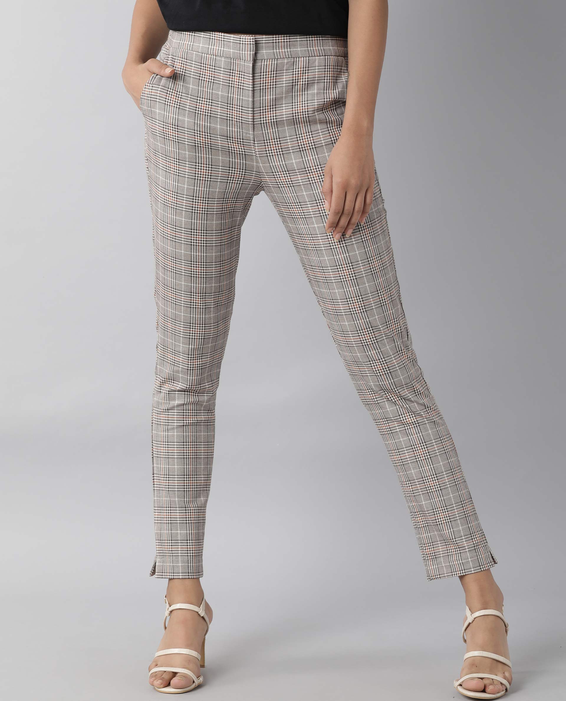 Rareism Women's Livon Beige Trouser